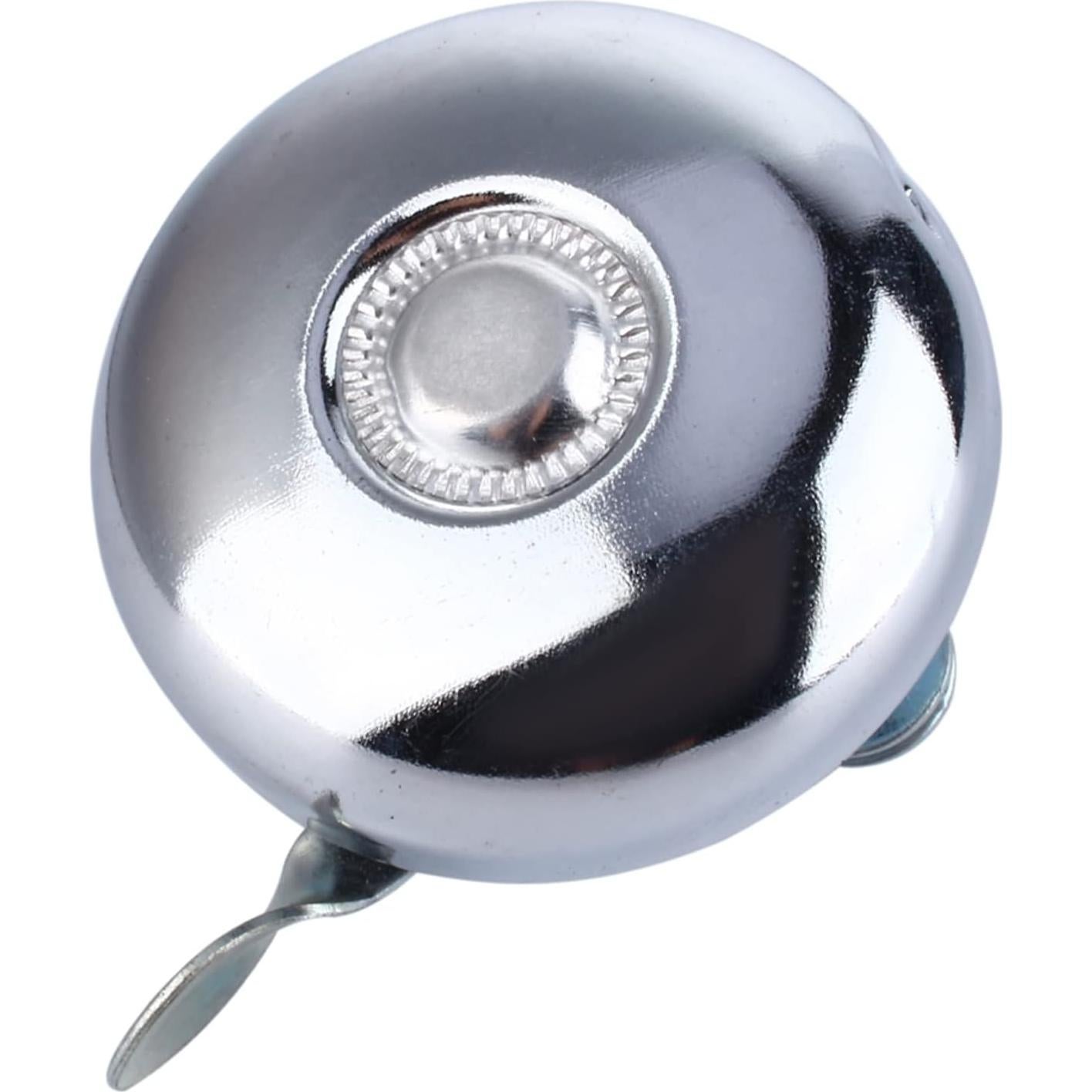 Campana de Ciclismo Retro DAUERHAFT de Metal Plateado 5cm