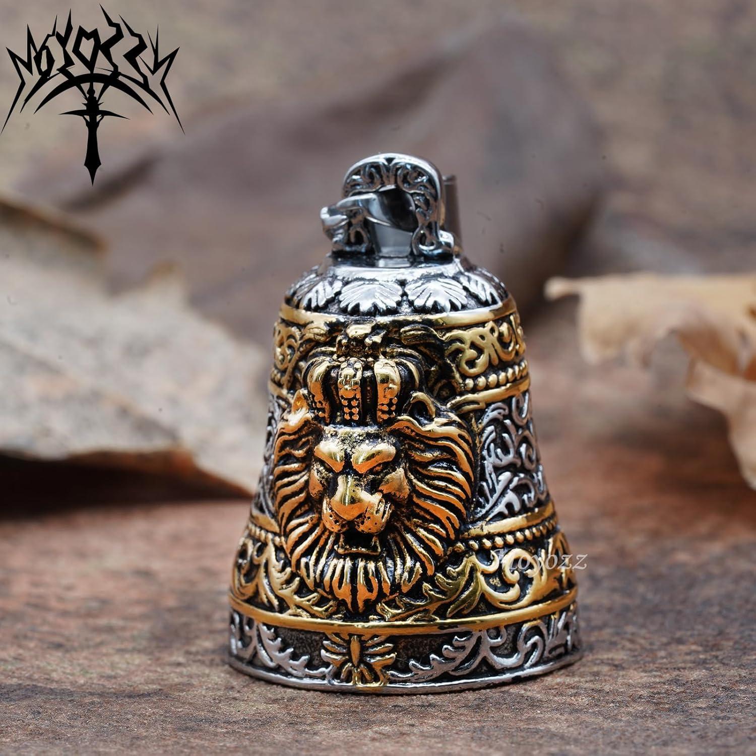 Campana de Motocicleta Guardian MOYOZZ Cabeza de León 3.81cm