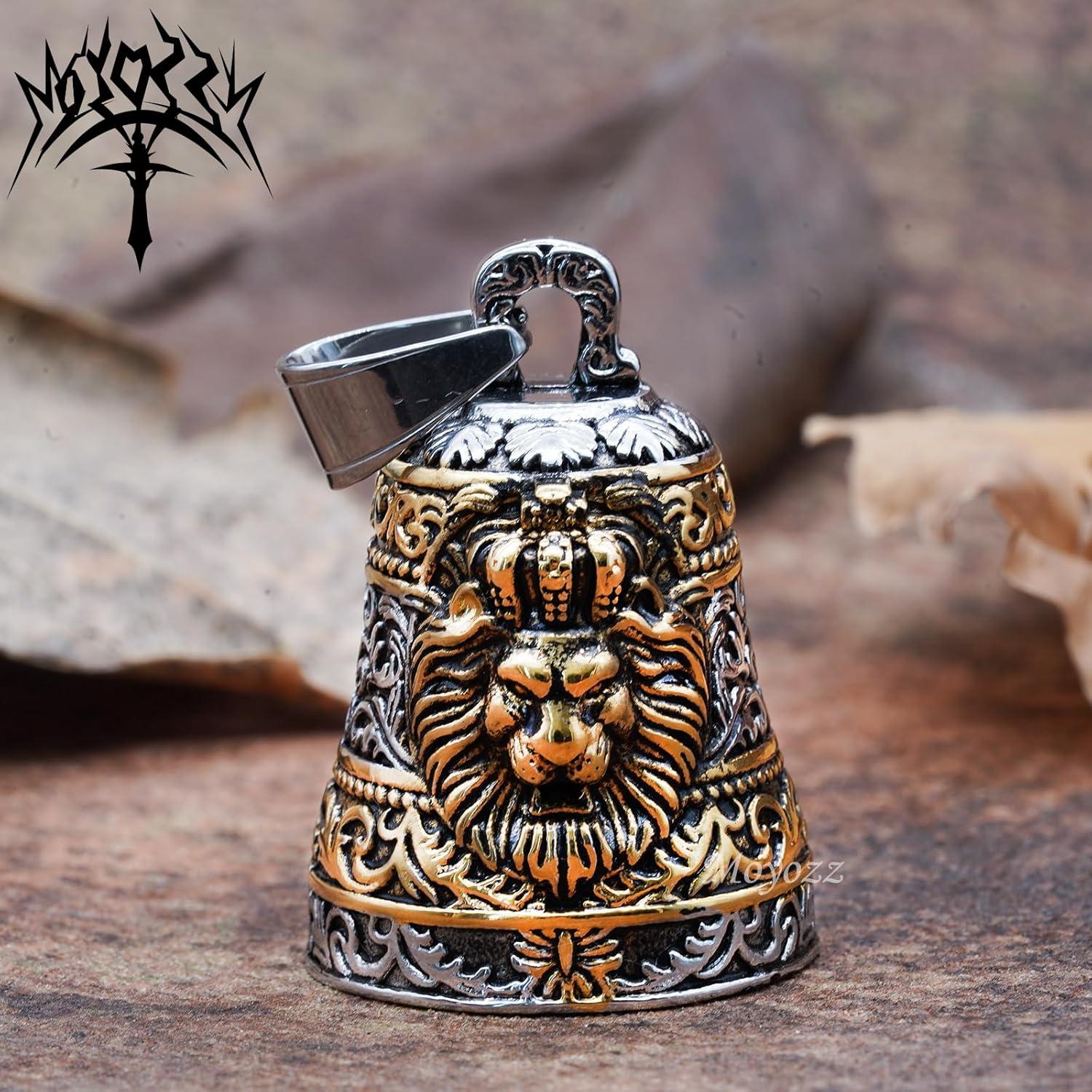 Campana de Motocicleta Guardian MOYOZZ Cabeza de León 3.81cm
