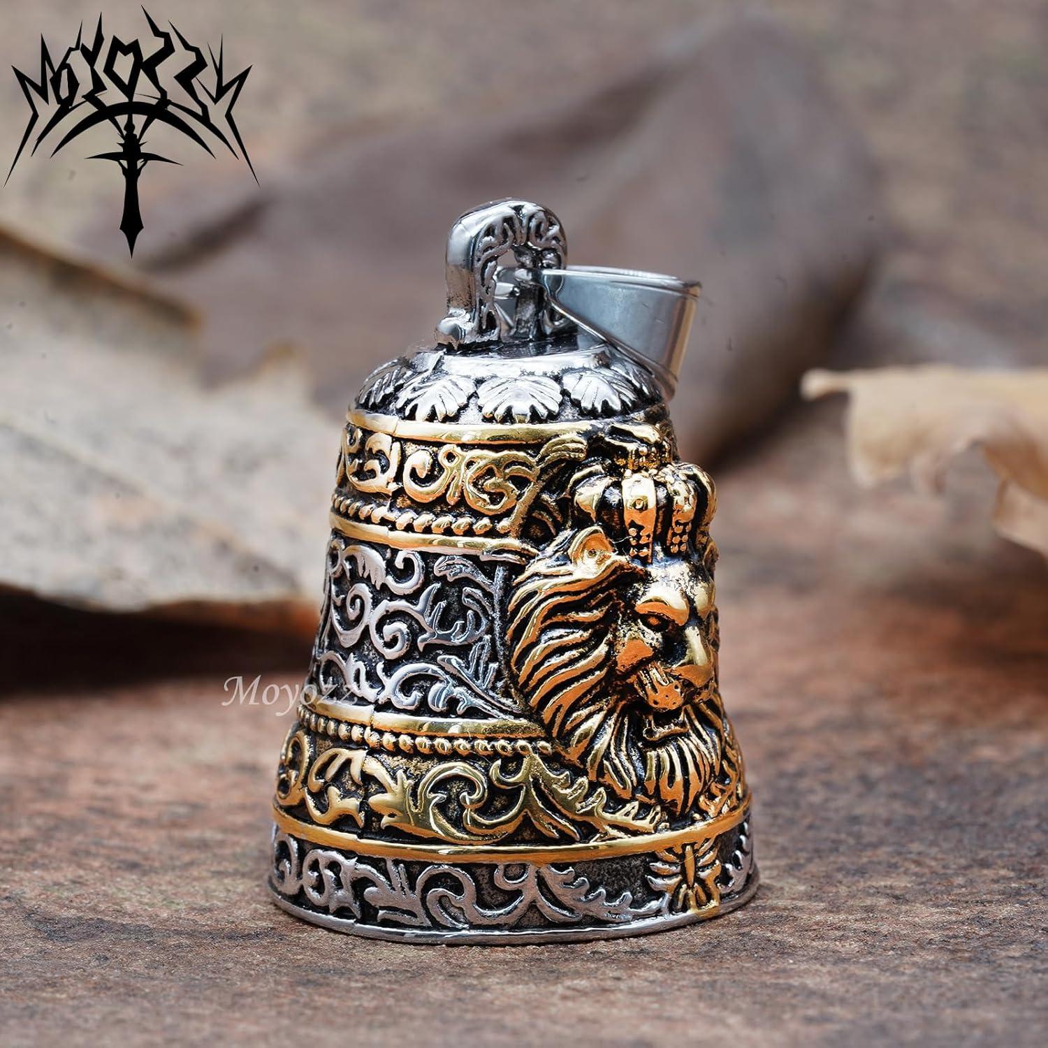 Campana de Motocicleta Guardian MOYOZZ Cabeza de León 3.81cm