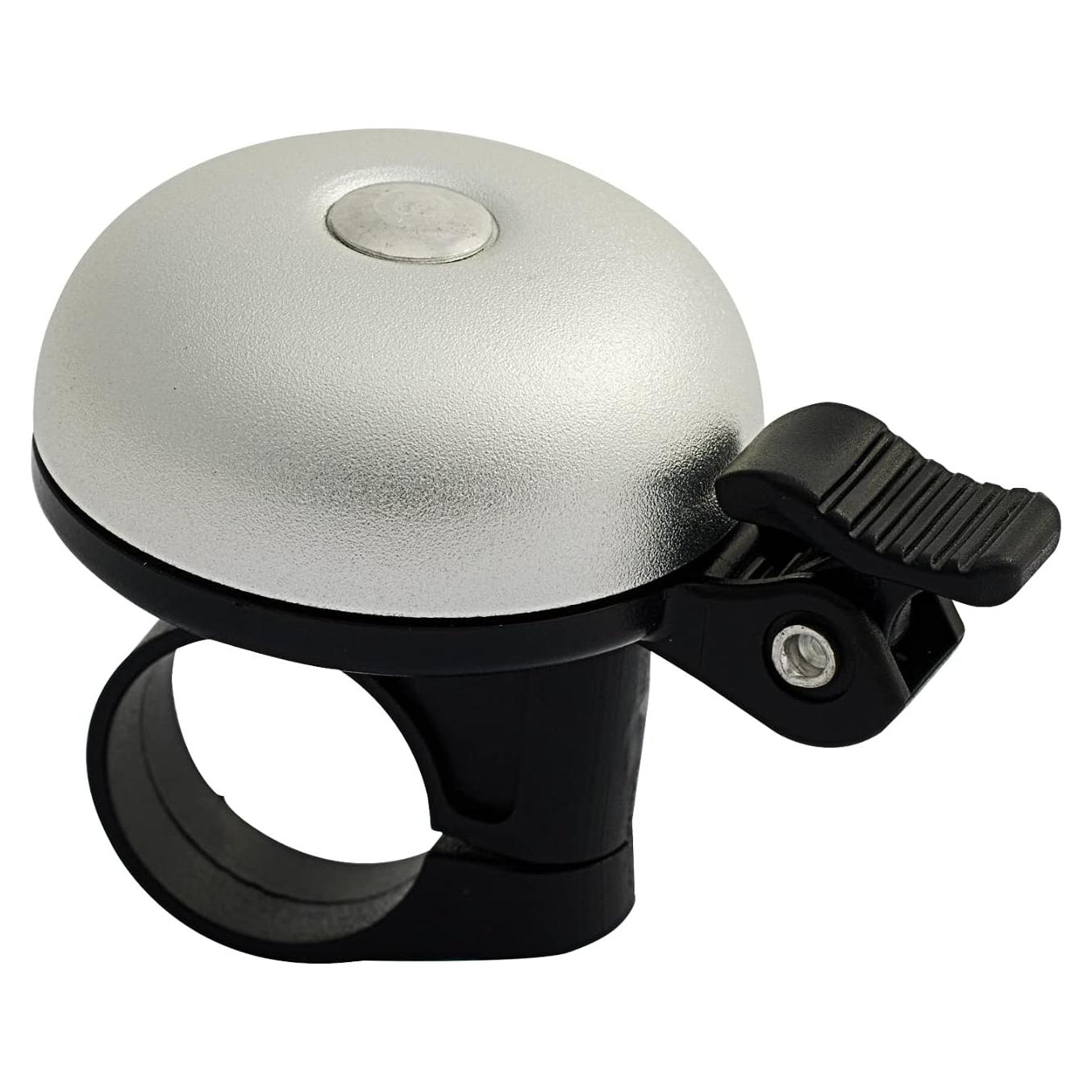 Campana de Bicicleta N+1 Plateado Mate 85dB Ajustable 22.2mm