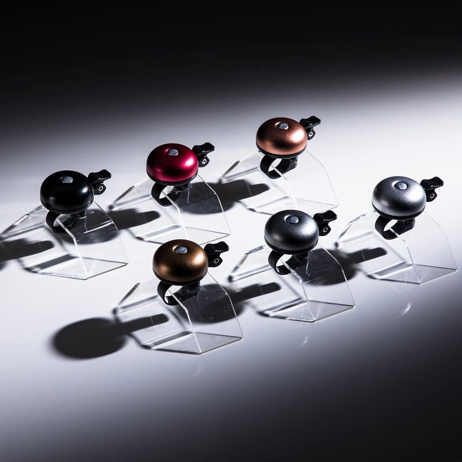 Campana de Bicicleta N+1 Plateado Mate 85dB Ajustable 22.2mm