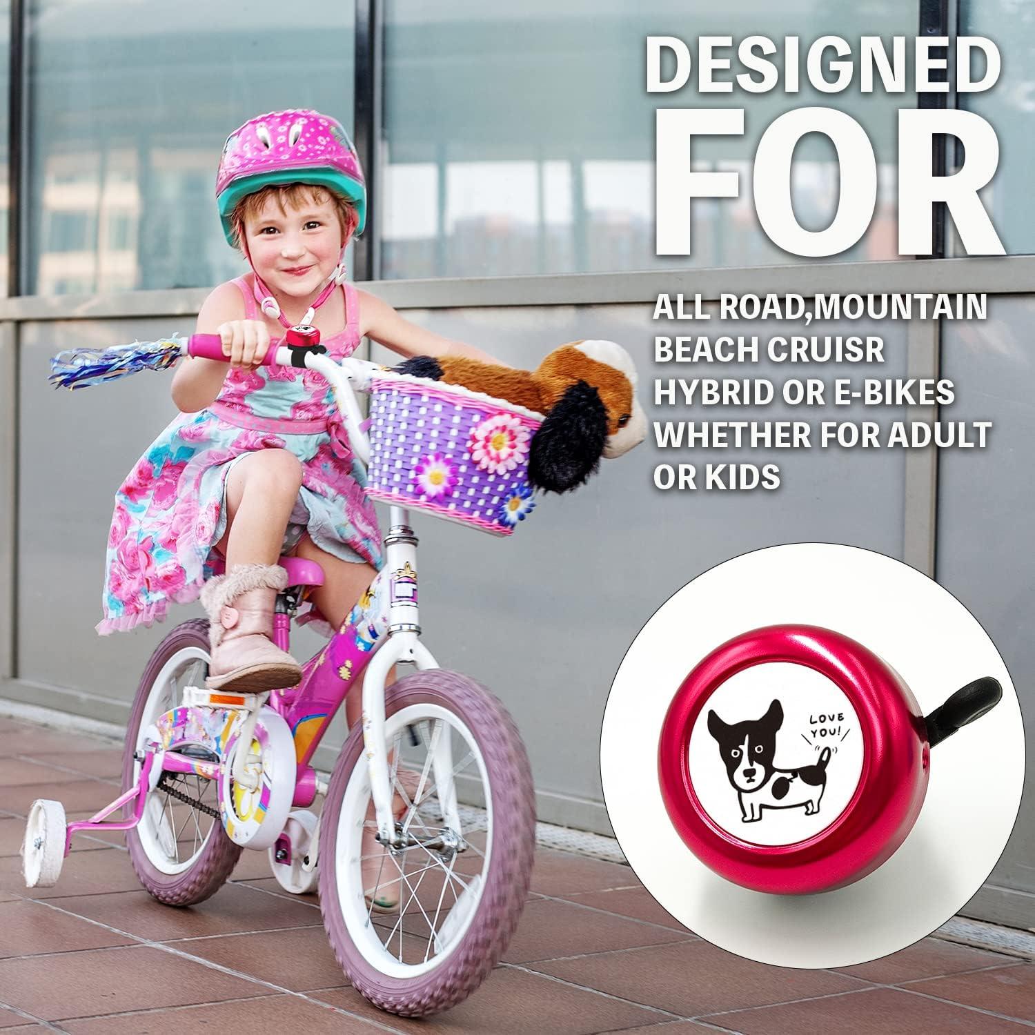 Timbre de Bicicleta ONIPAX BB-409 Sonido Fuerte Perro Oreo