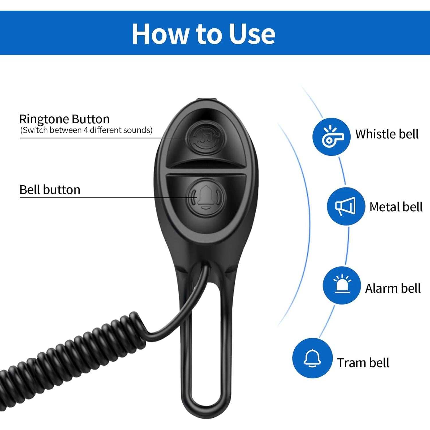 Bocina Eléctrica para Bicicleta YOUNGFLY 120db USB Impermeable