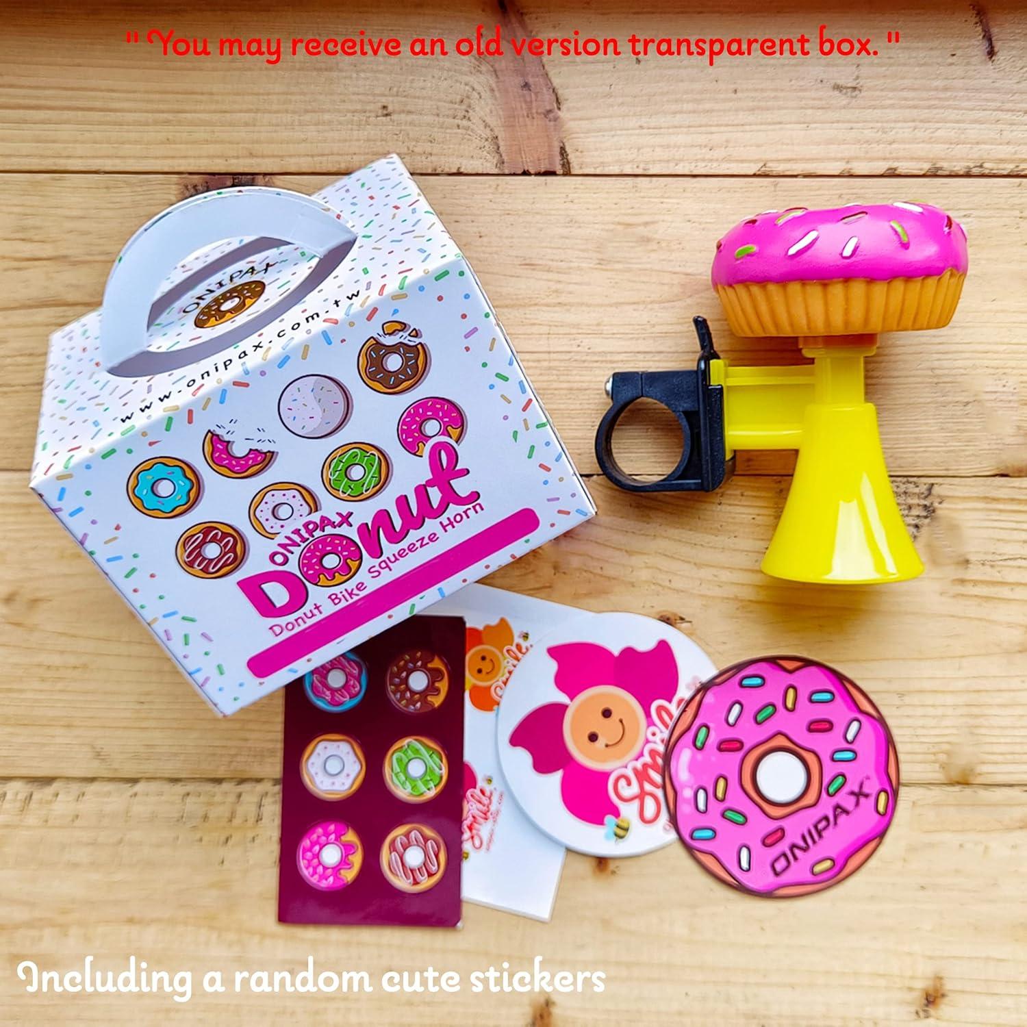 Claxon de Bicicleta ONIPAX BS-20X Rosa Donut Retro