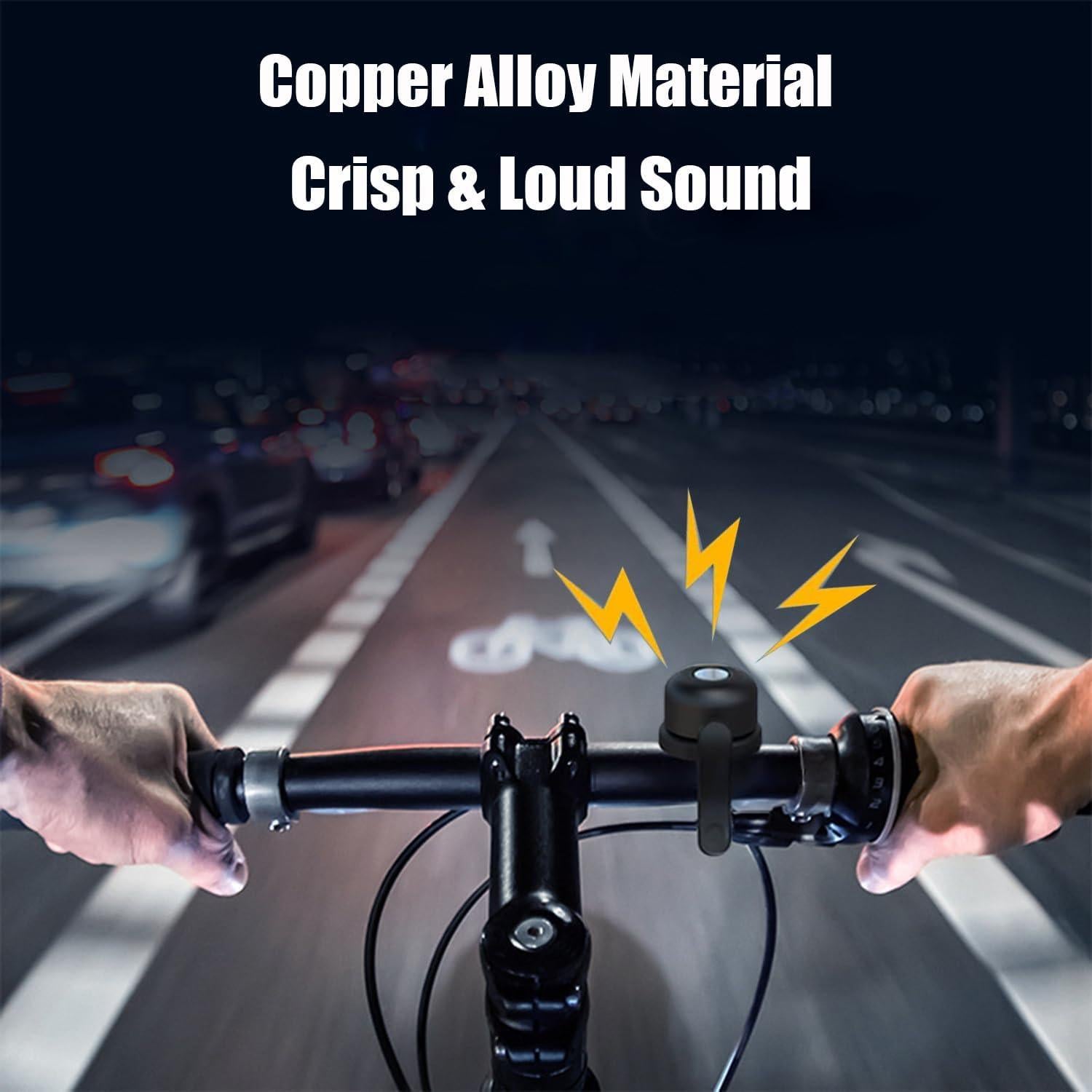 Campana de Bicicleta AaiLucky con Soporte para AirTag 22.2mm