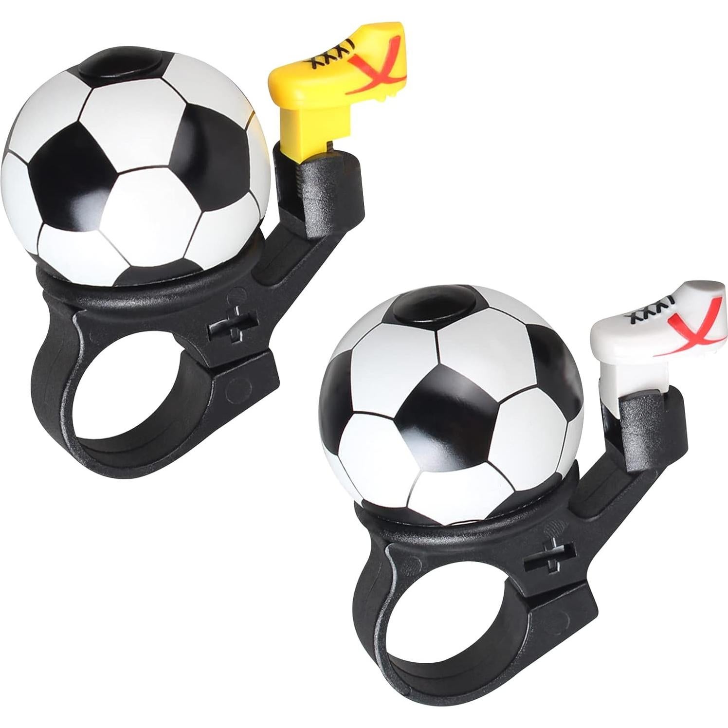 Timbre de Bicicleta Kakalote 2pcs Diseño Fútbol Sonido Claro