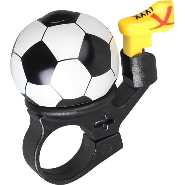 Timbre de Bicicleta Kakalote 2pcs Diseño Fútbol Sonido Claro