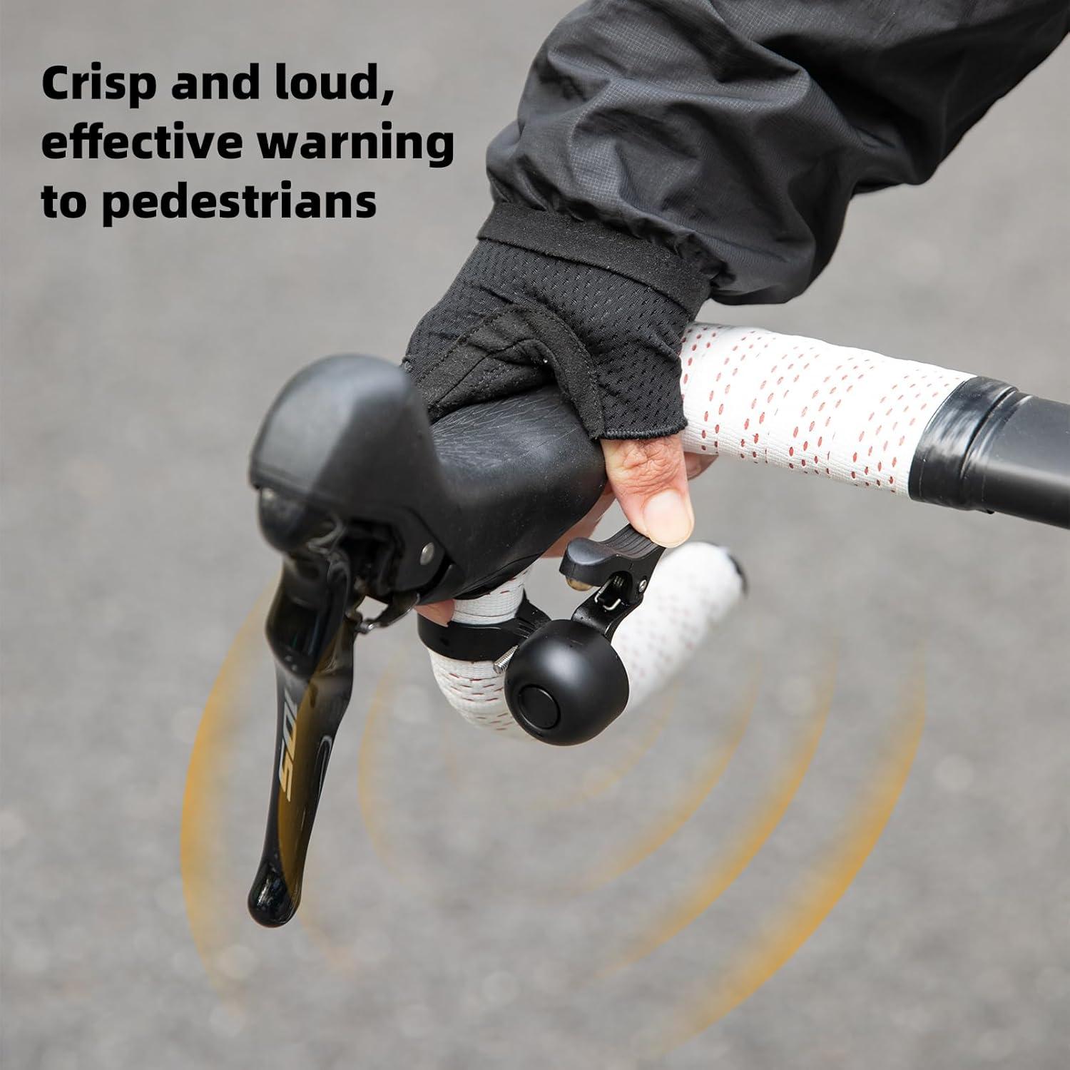 Campana ROCKBROS para bicicleta de carretera 100dB negra