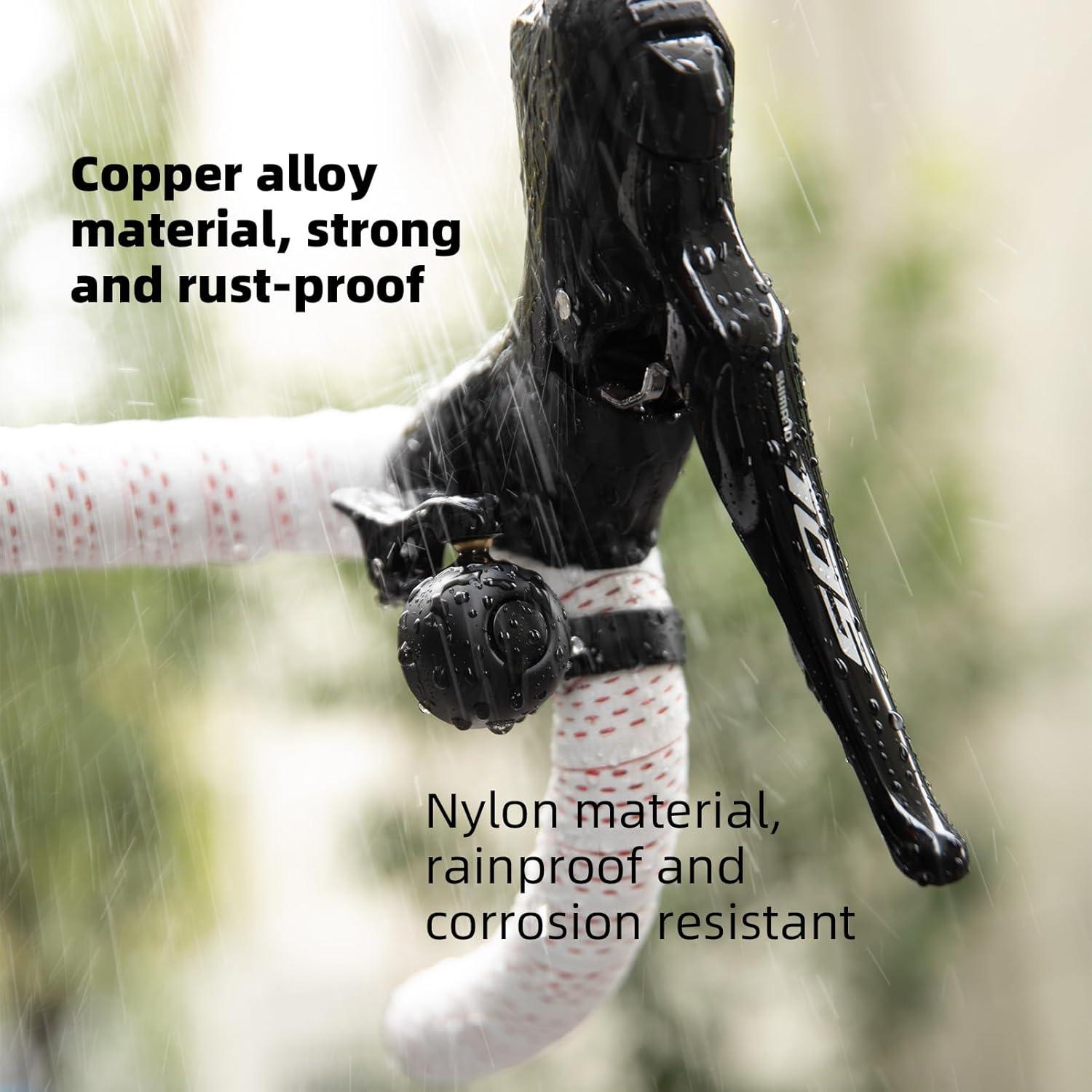 Campana ROCKBROS para bicicleta de carretera 100dB negra