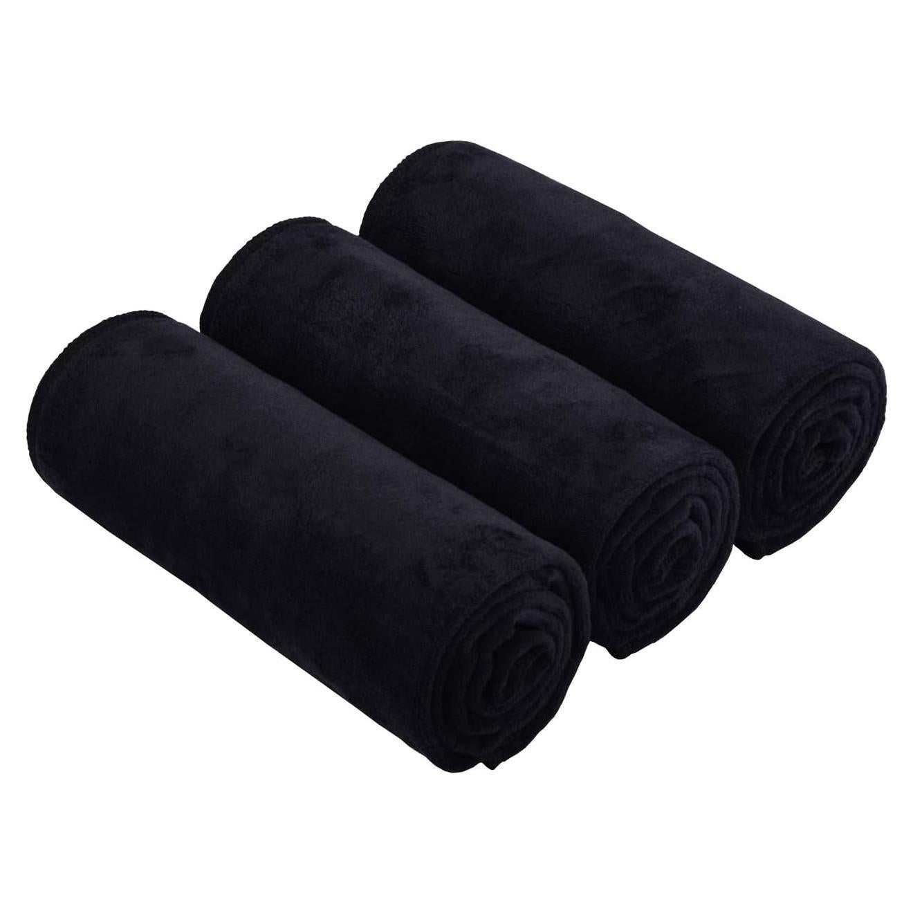 Toallas de Microfibra HOPESHINE 40x80cm 3 Piezas Secado Rápido