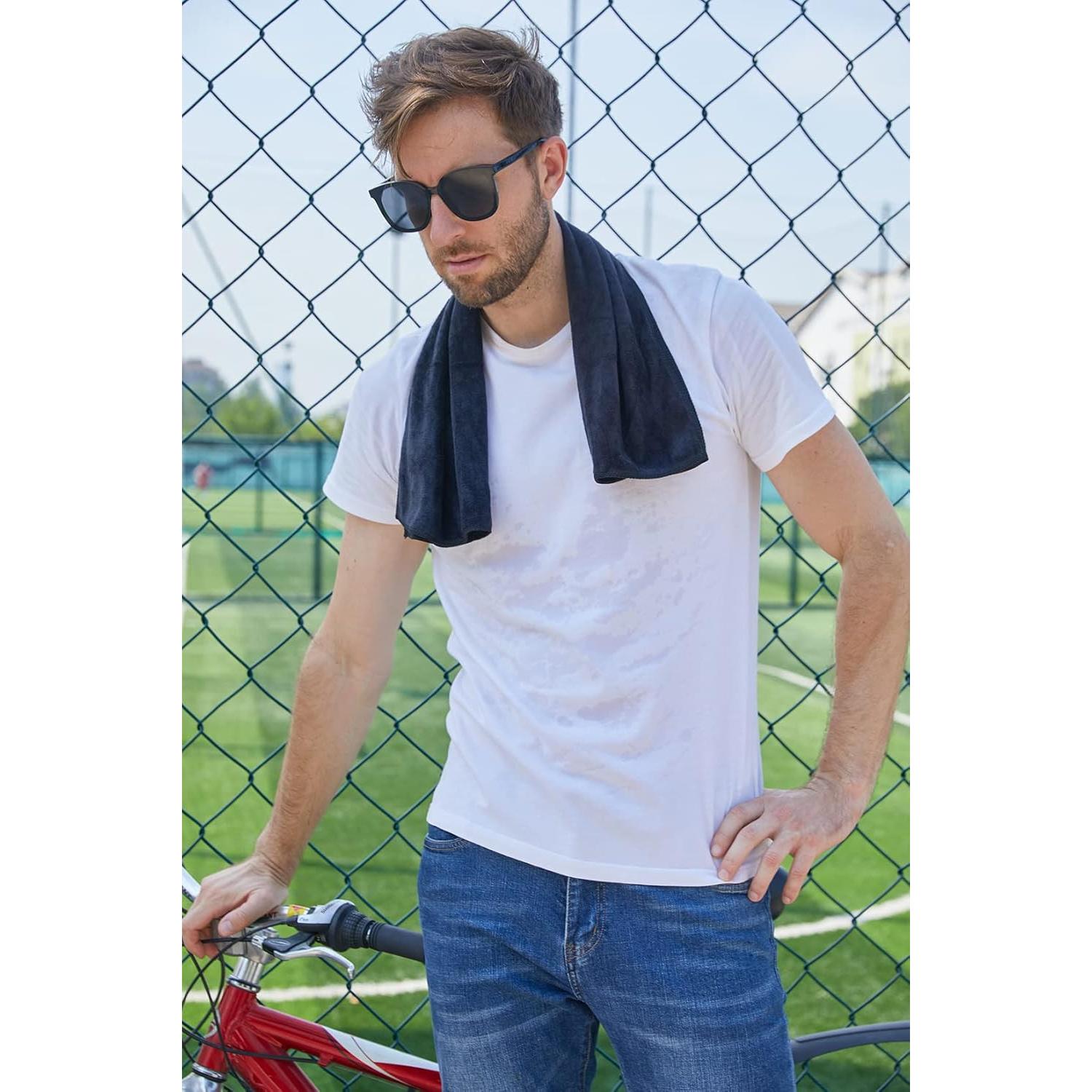 Toallas de Microfibra HOPESHINE 40x80cm 3 Piezas Secado Rápido