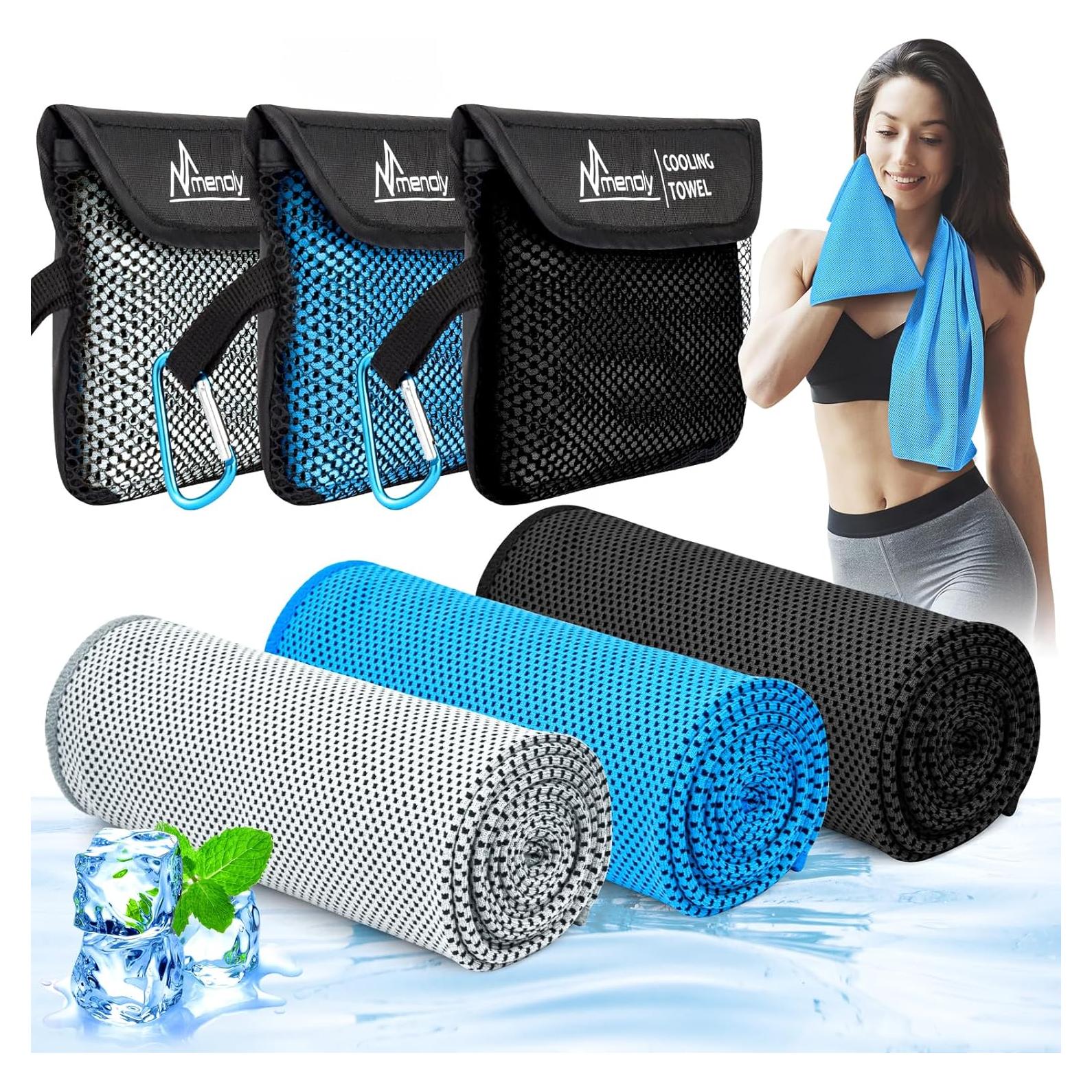 Toallas Enfriadoras MENOLY 3 Paquete 101.6x30.5cm Microfibra