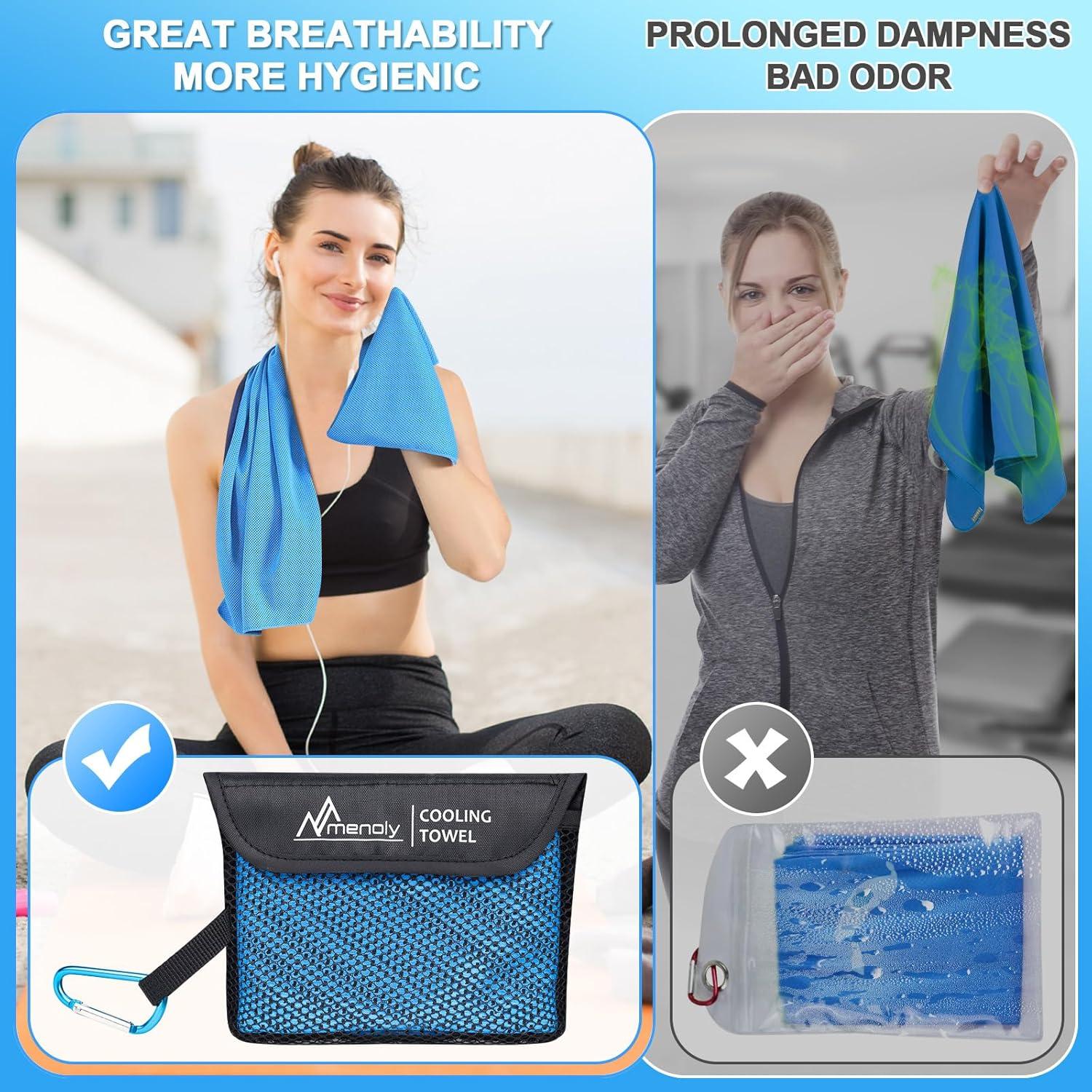 Toallas Enfriadoras MENOLY 3 Paquete 101.6x30.5cm Microfibra