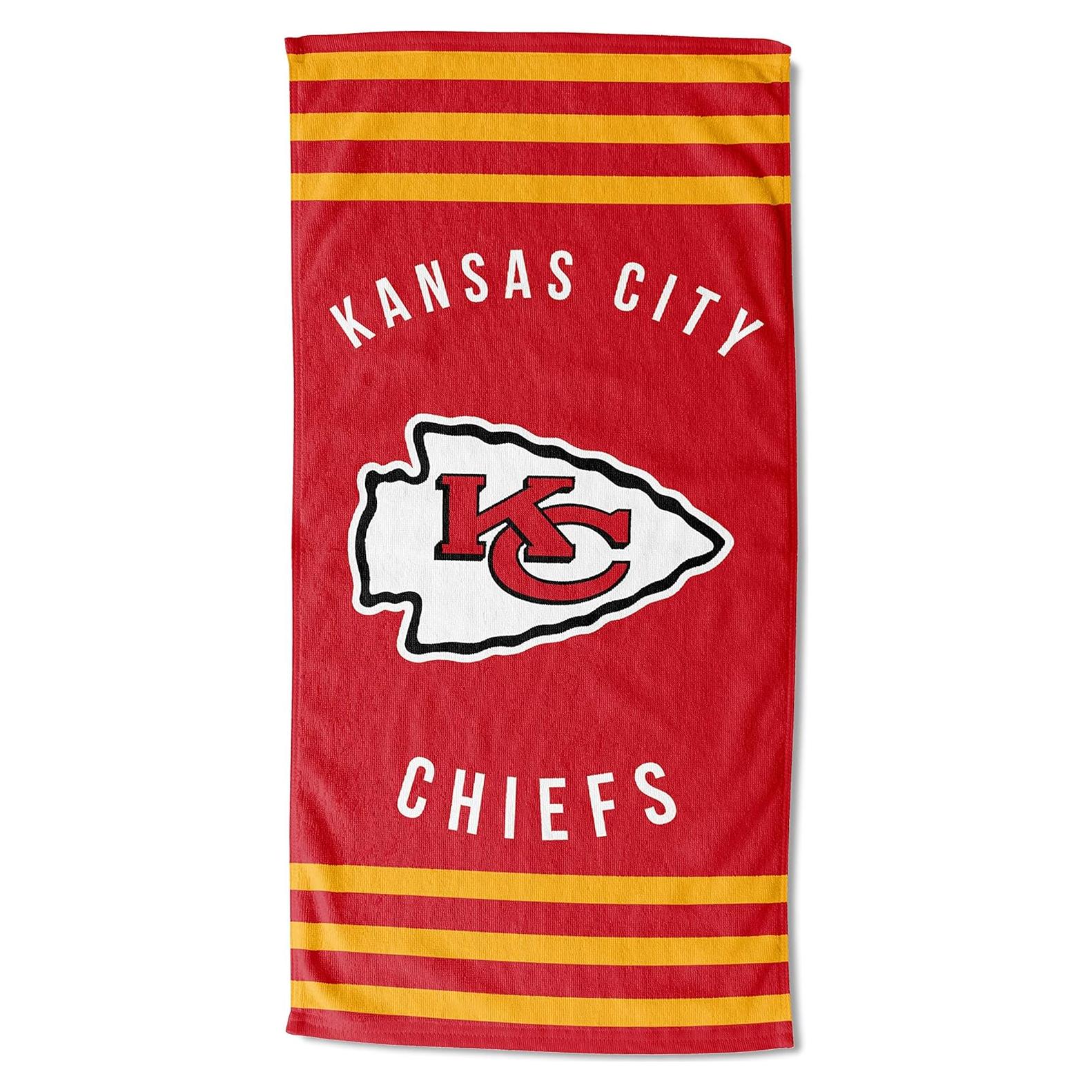 Toalla de Playa Rayas NORTHWEST Kansas City Chiefs 76.2x152.4cm