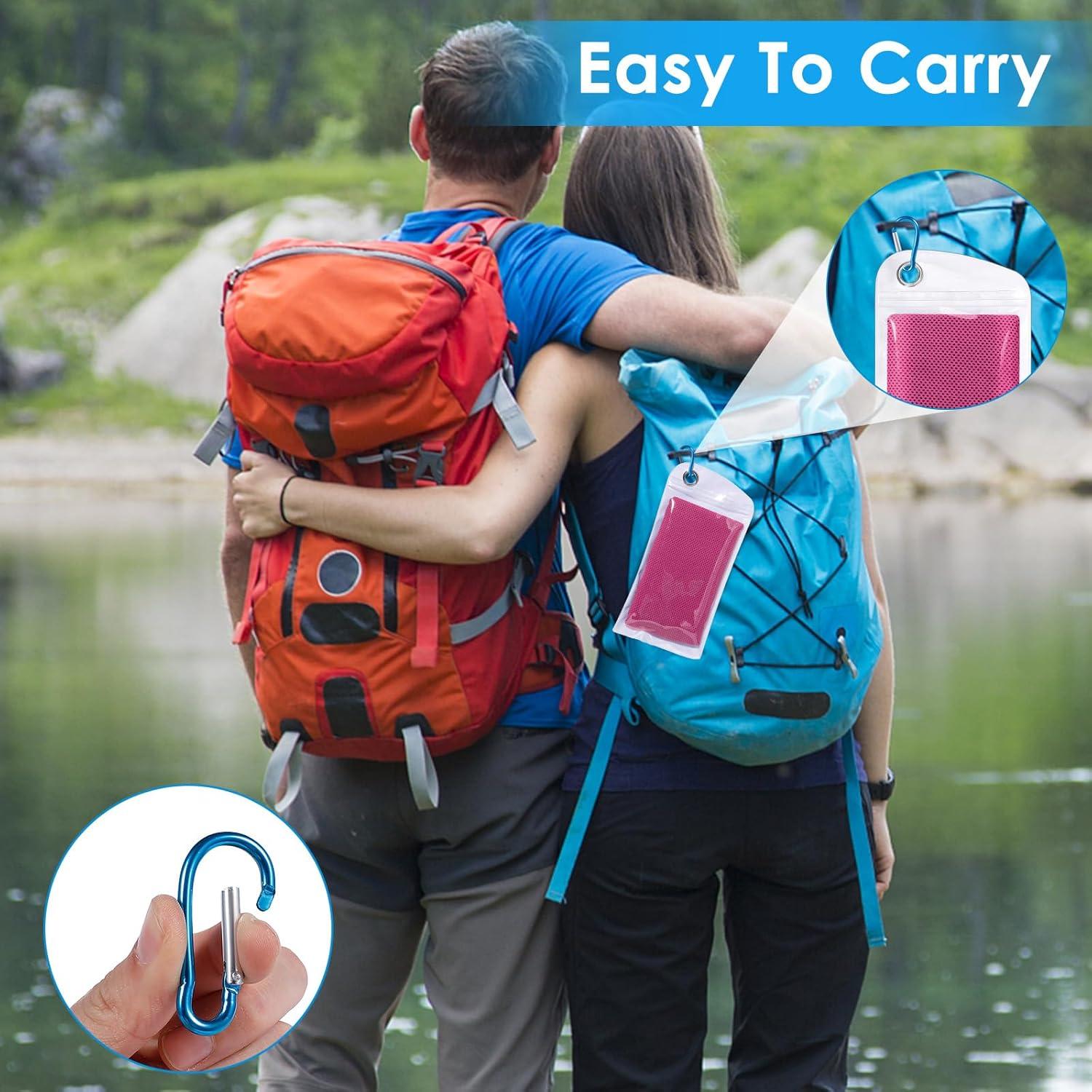 Paquete de 4 Toallas Enfriadoras Finvizo 101.6x30.5cm Microfibra