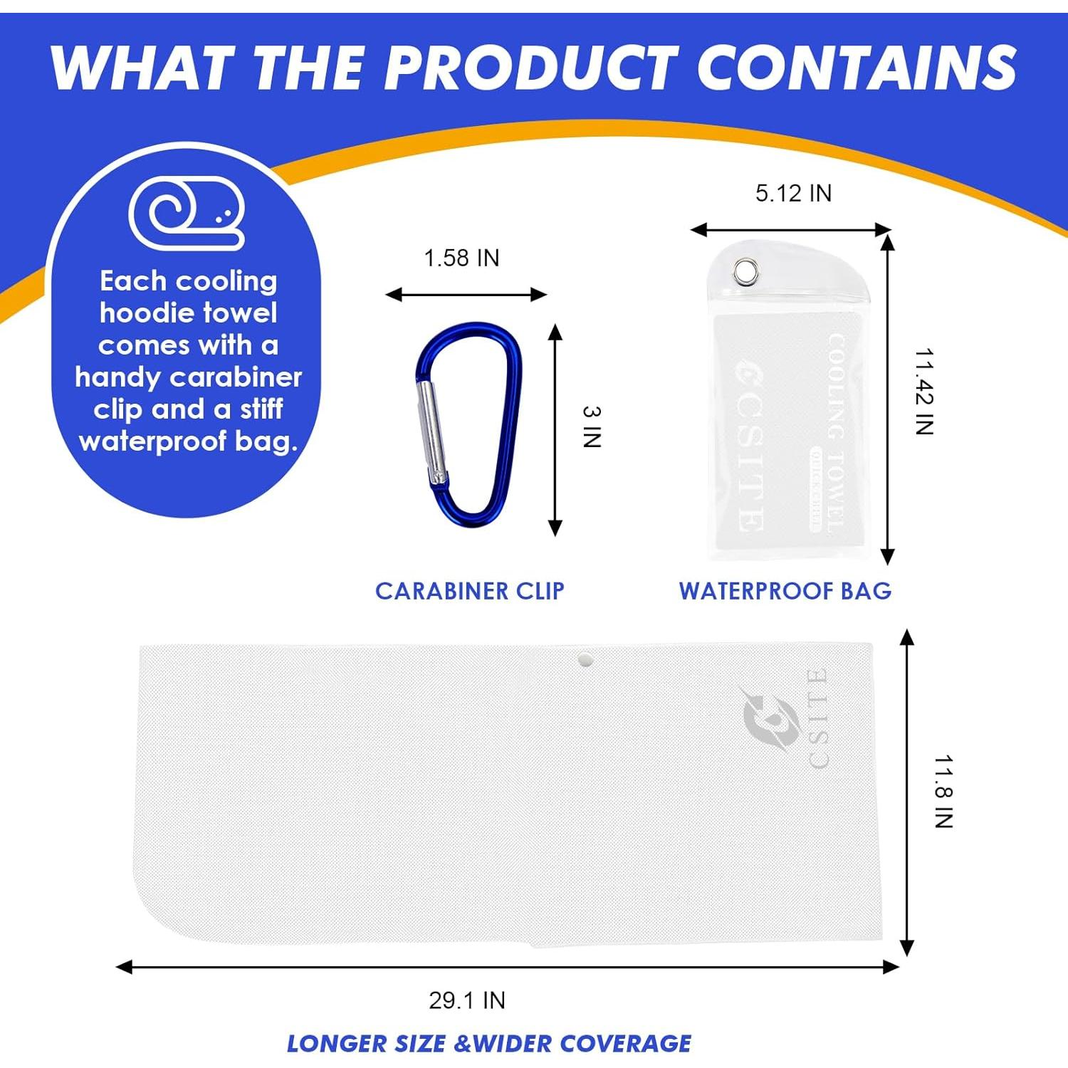 Paquete de 3 Toallas Refrigerantes CSITE 73.66x30.48cm UPF50