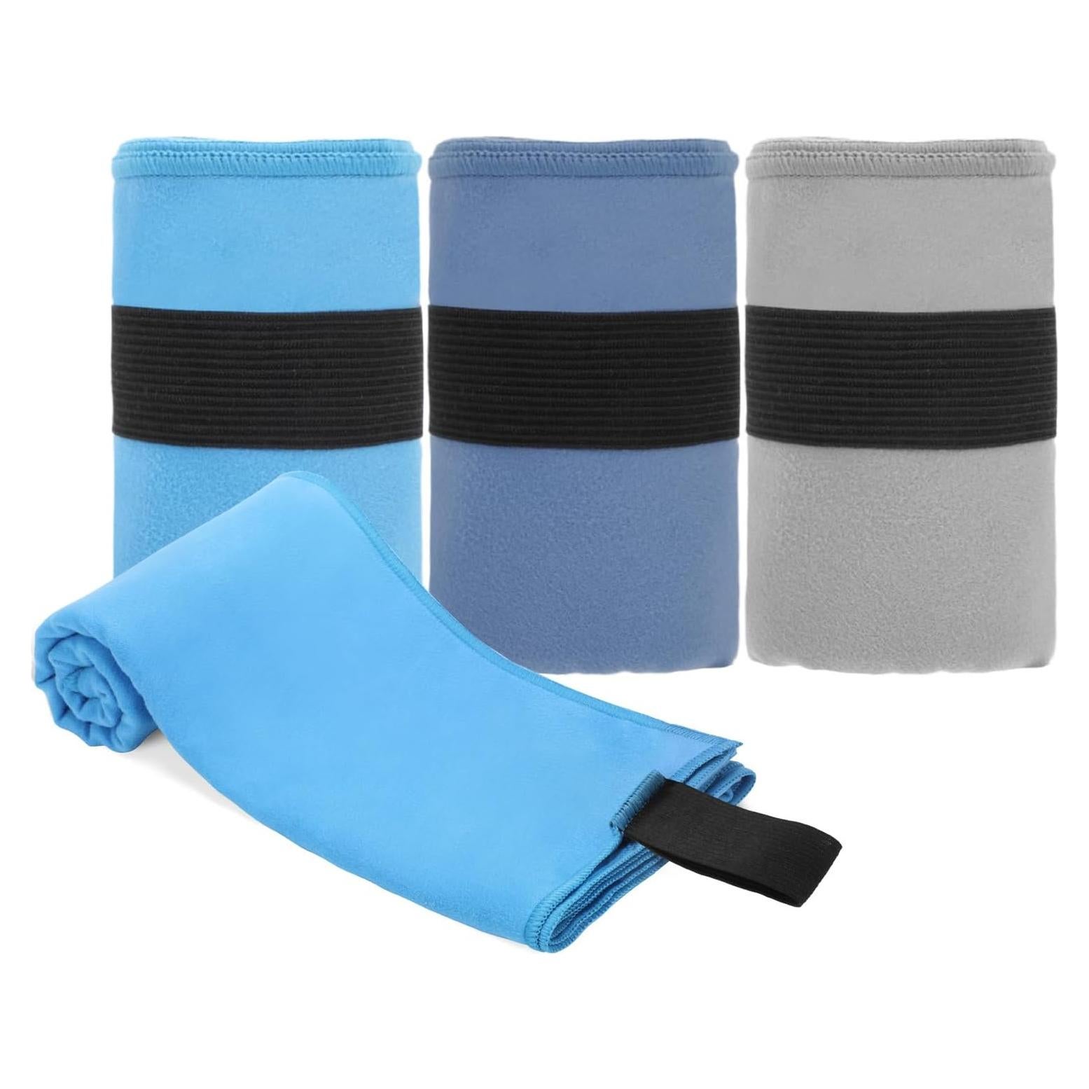 Toallas de Gimnasio Yaozoon Microfibra Secado Rápido 3 Unidades