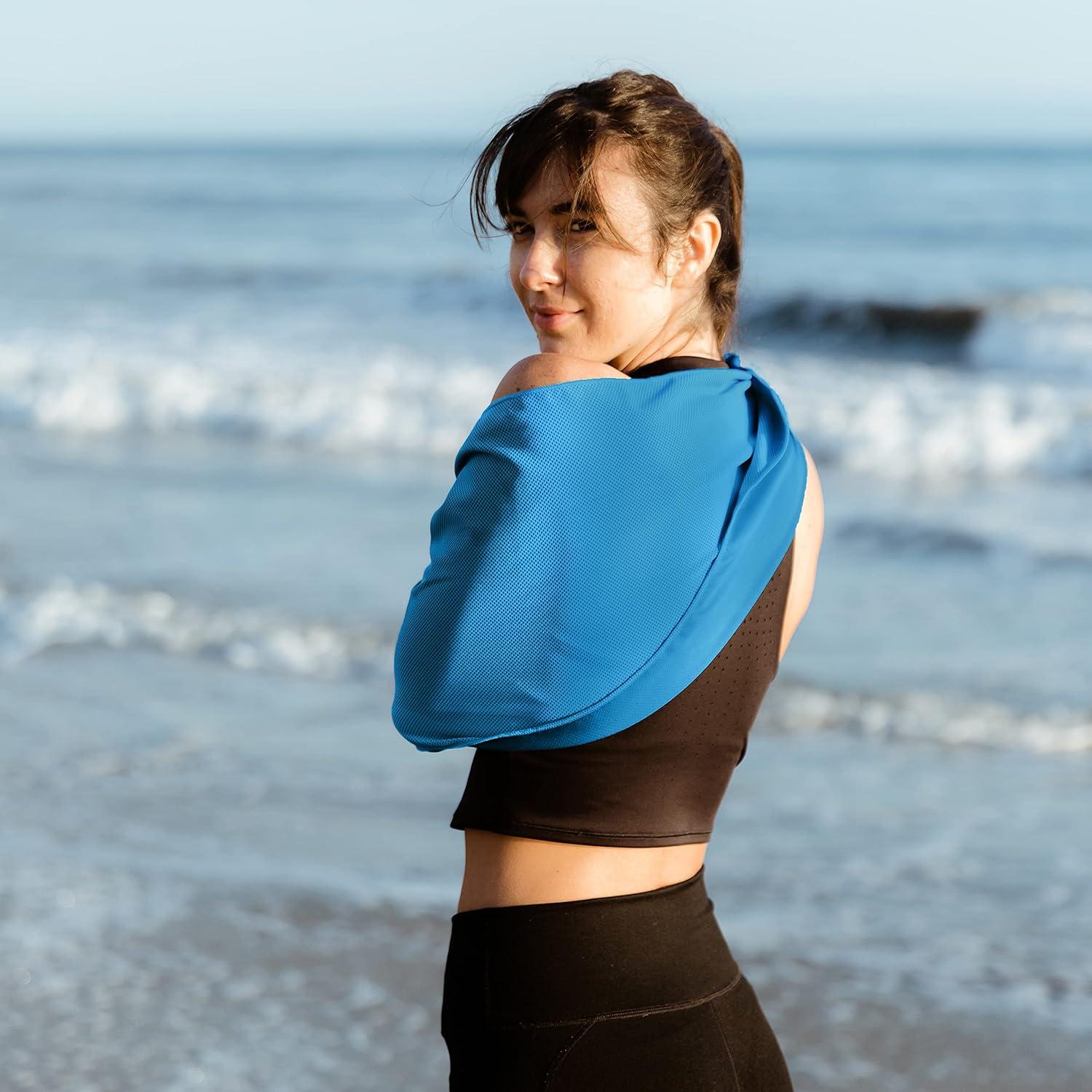 Paquete de 2 Toallas Enfriadoras Hero Microfibra 101.6x30.5cm