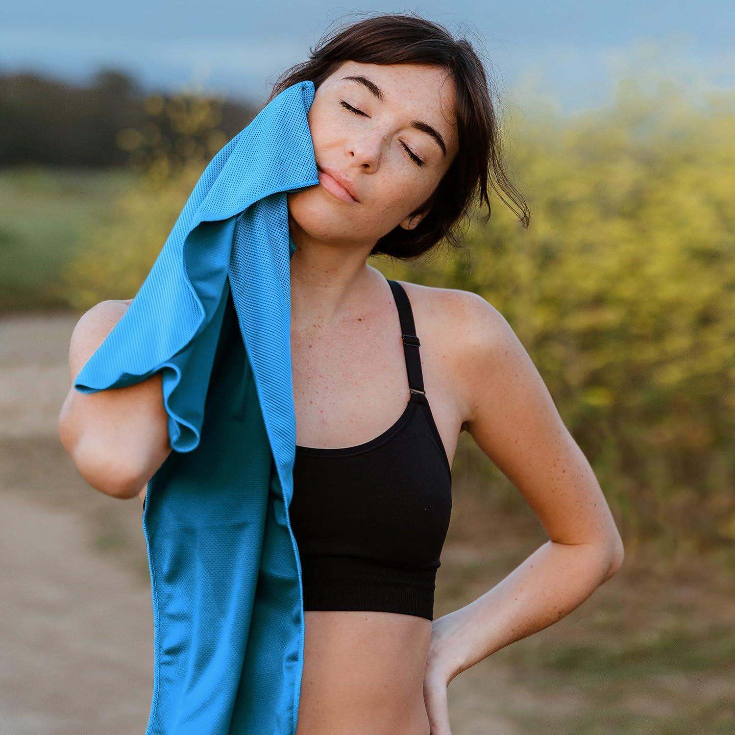 Paquete de 2 Toallas Enfriadoras Hero Microfibra 101.6x30.5cm