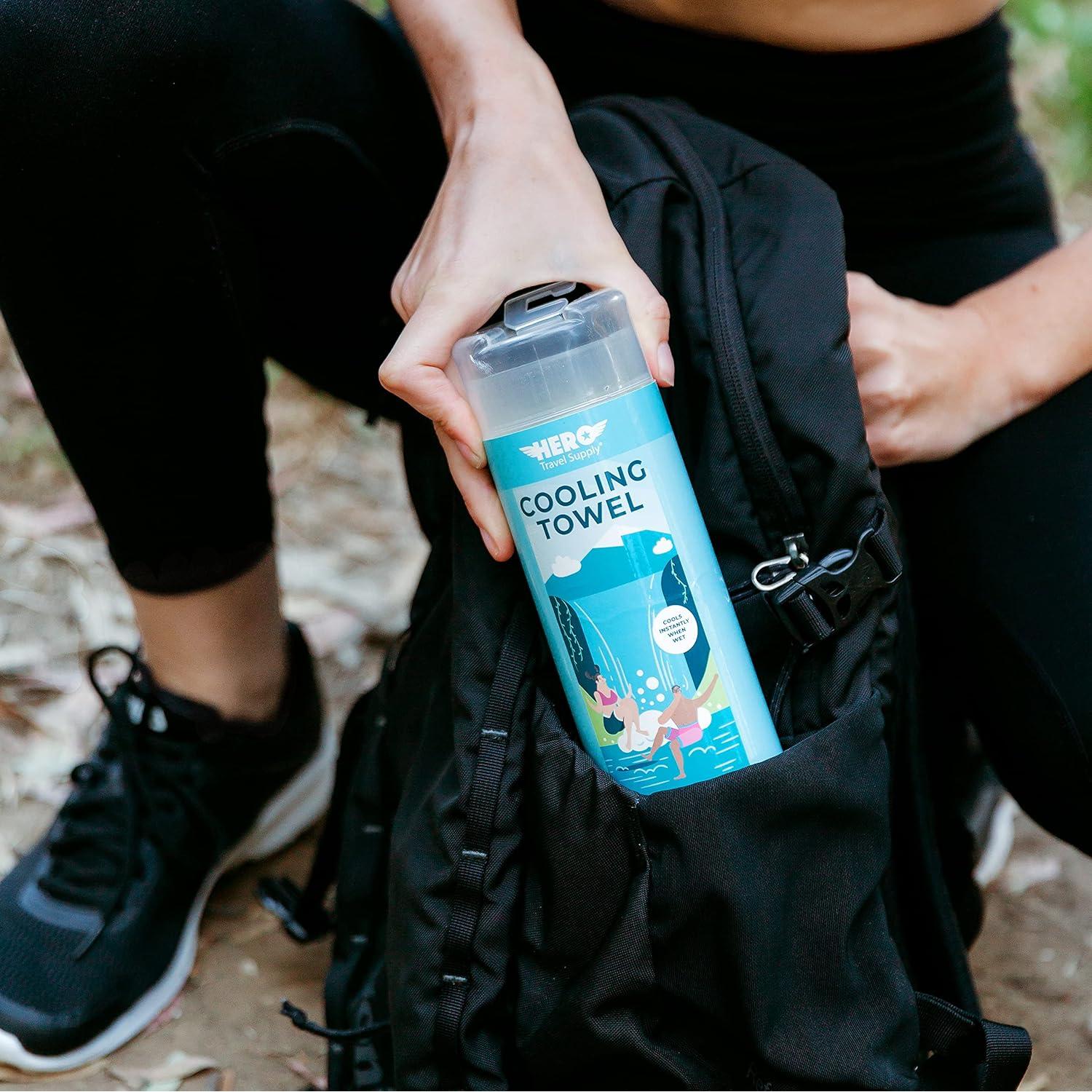 Paquete de 2 Toallas Enfriadoras Hero Microfibra 101.6x30.5cm