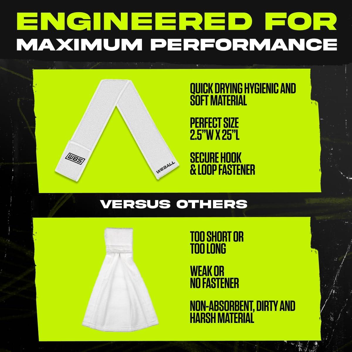 Toalla Deportiva We Ball Sports Streamer Microfibra Blanca