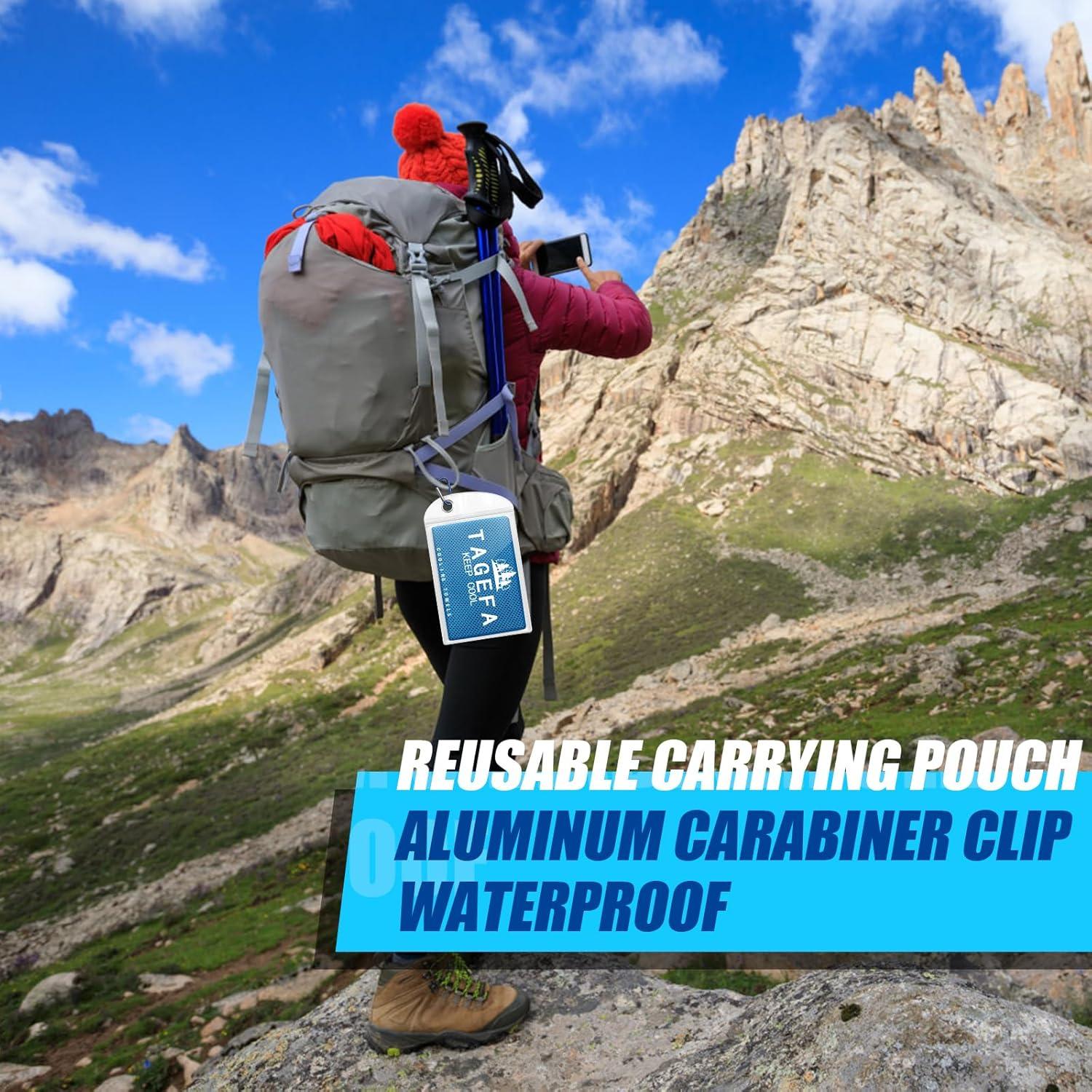 Paquete de 4 Toallas Enfriadoras Tagefa 101.6x30.5 cm