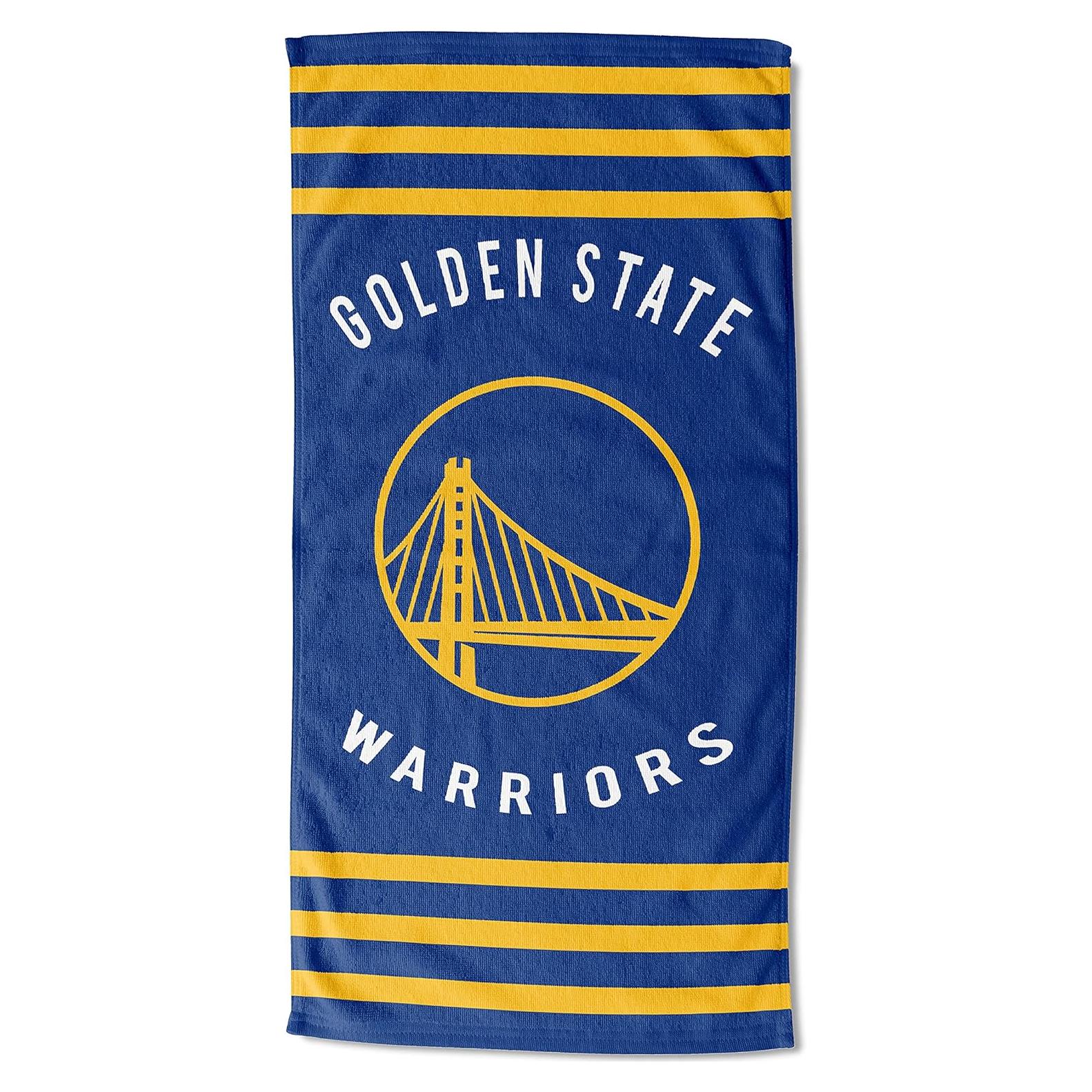 Toalla de Playa Northwest Golden State Warriors 76x152 cm Rayas