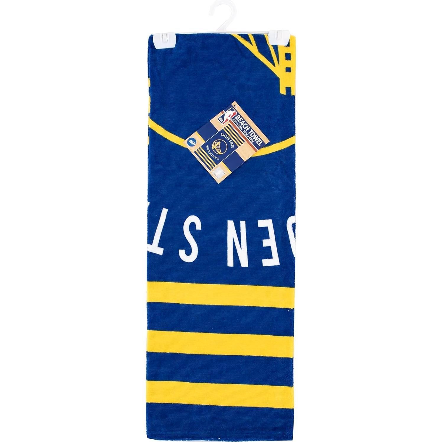Toalla de Playa Northwest Golden State Warriors 76x152 cm Rayas