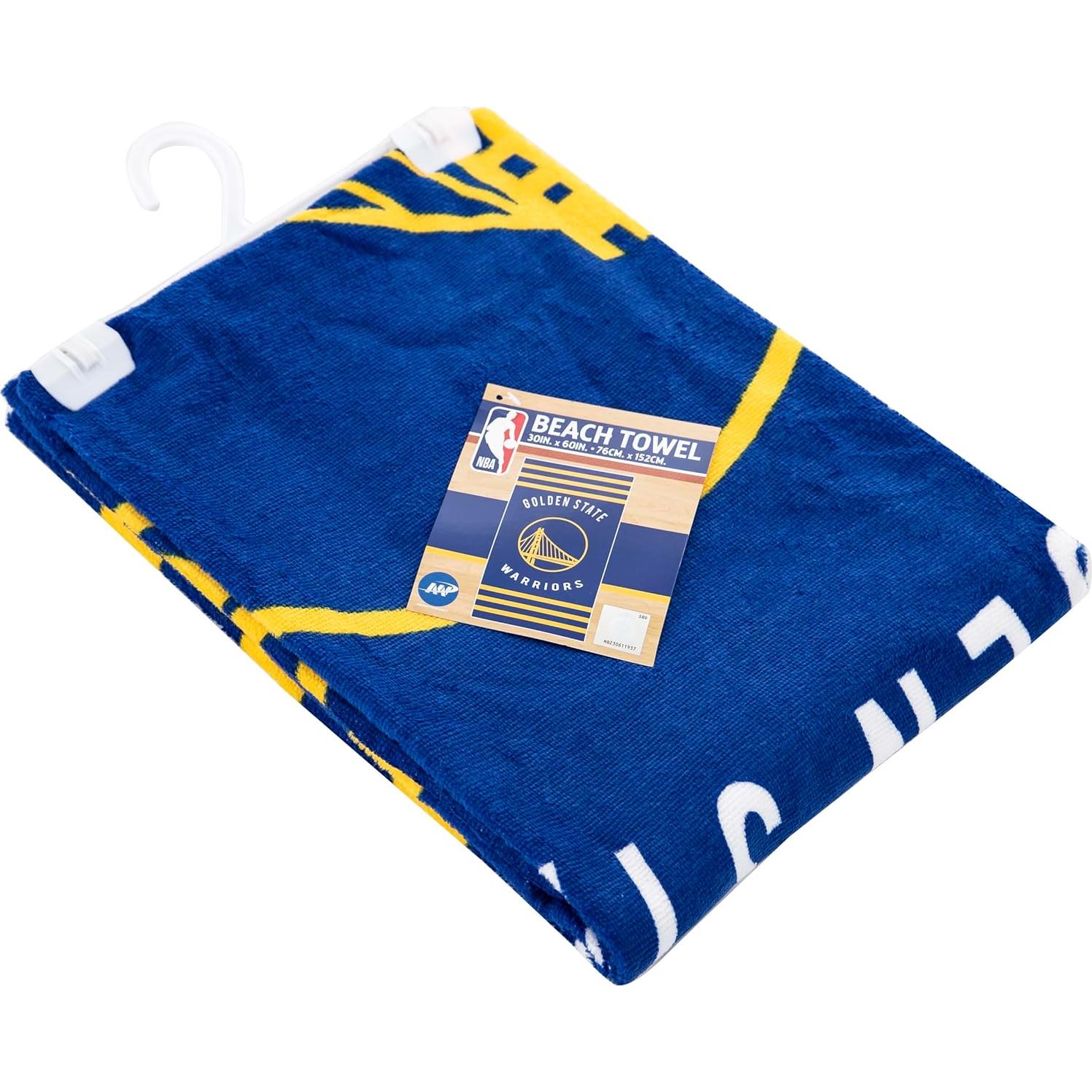 Toalla de Playa Northwest Golden State Warriors 76x152 cm Rayas