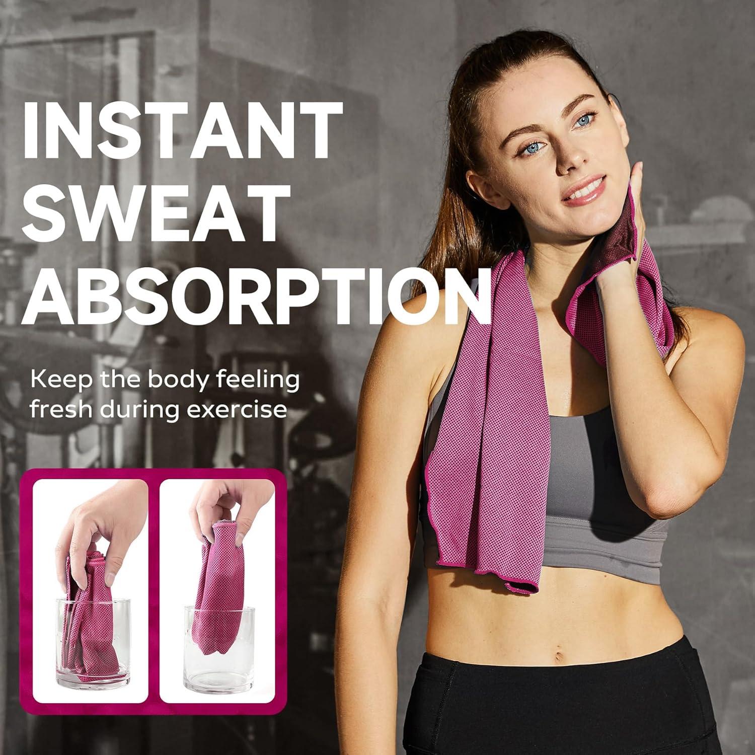 Toalla de Hielo BILITOK Microfibra 4 Piezas Multiusos