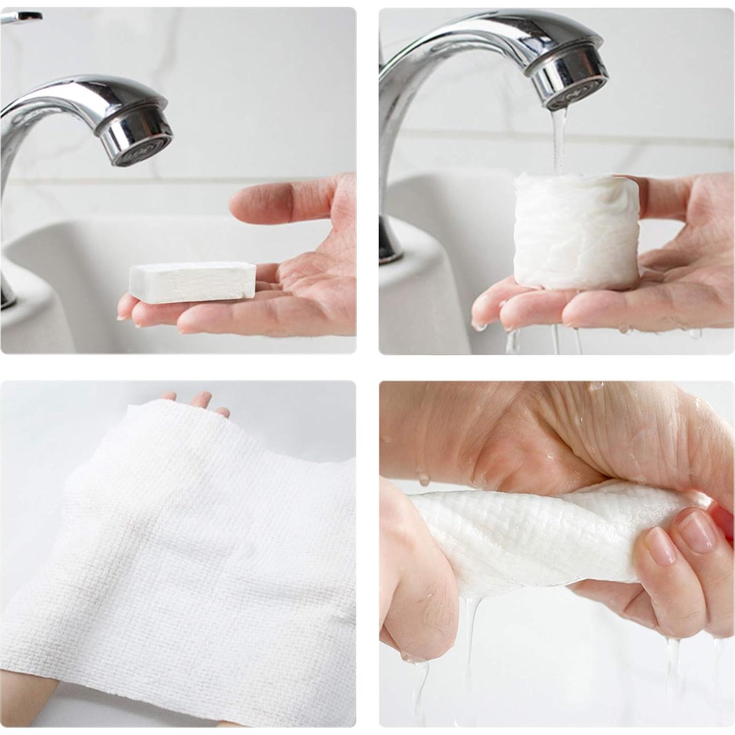 Toalla Desechable Grande OHIHUW 30 Piezas Algodón Reutilizable