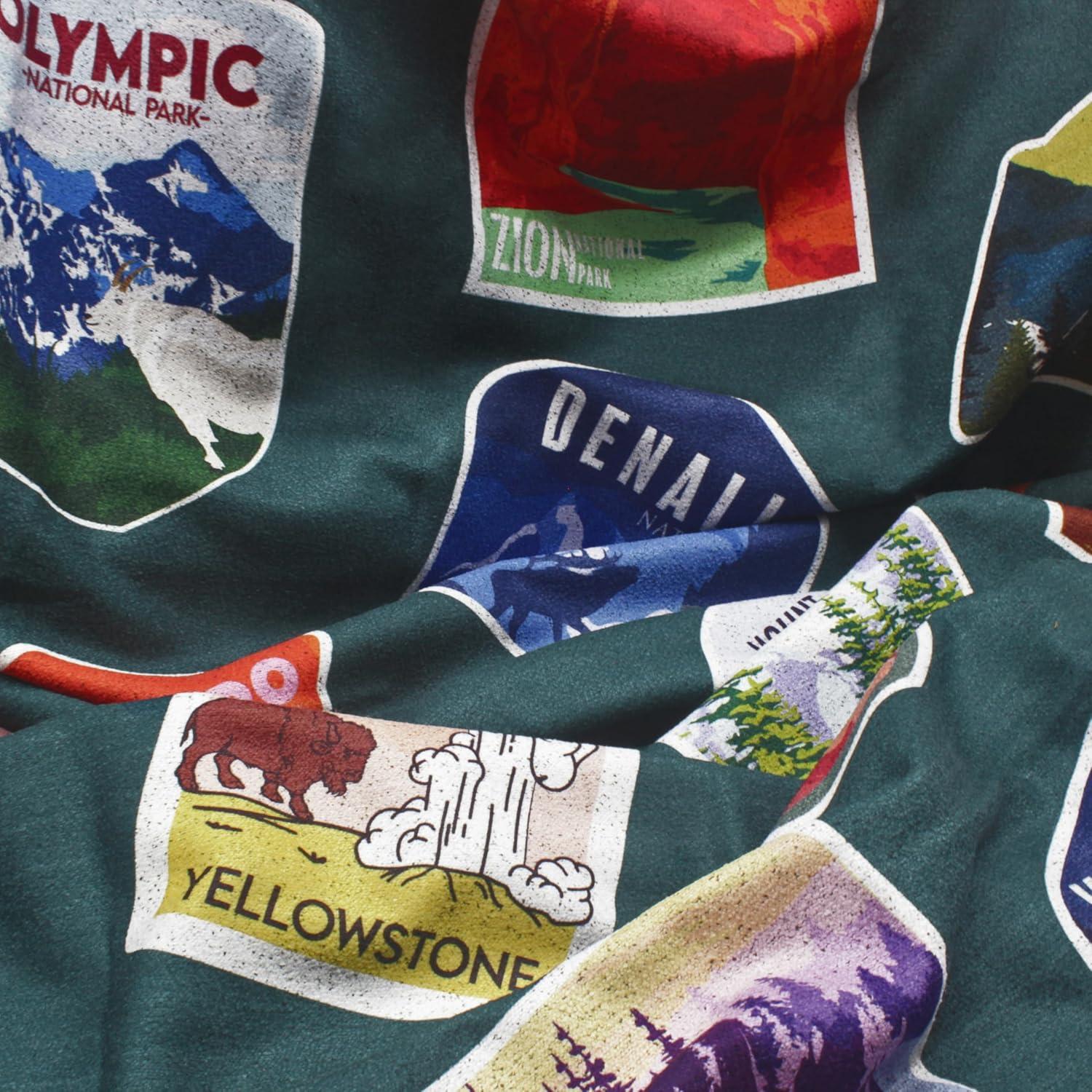 Toalla de Correr Sprints Microfibra 158.75x81.28cm Parques Nacionales