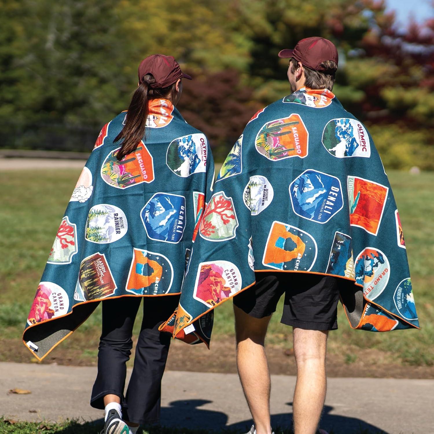 Toalla de Correr Sprints Microfibra 158.75x81.28cm Parques Nacionales