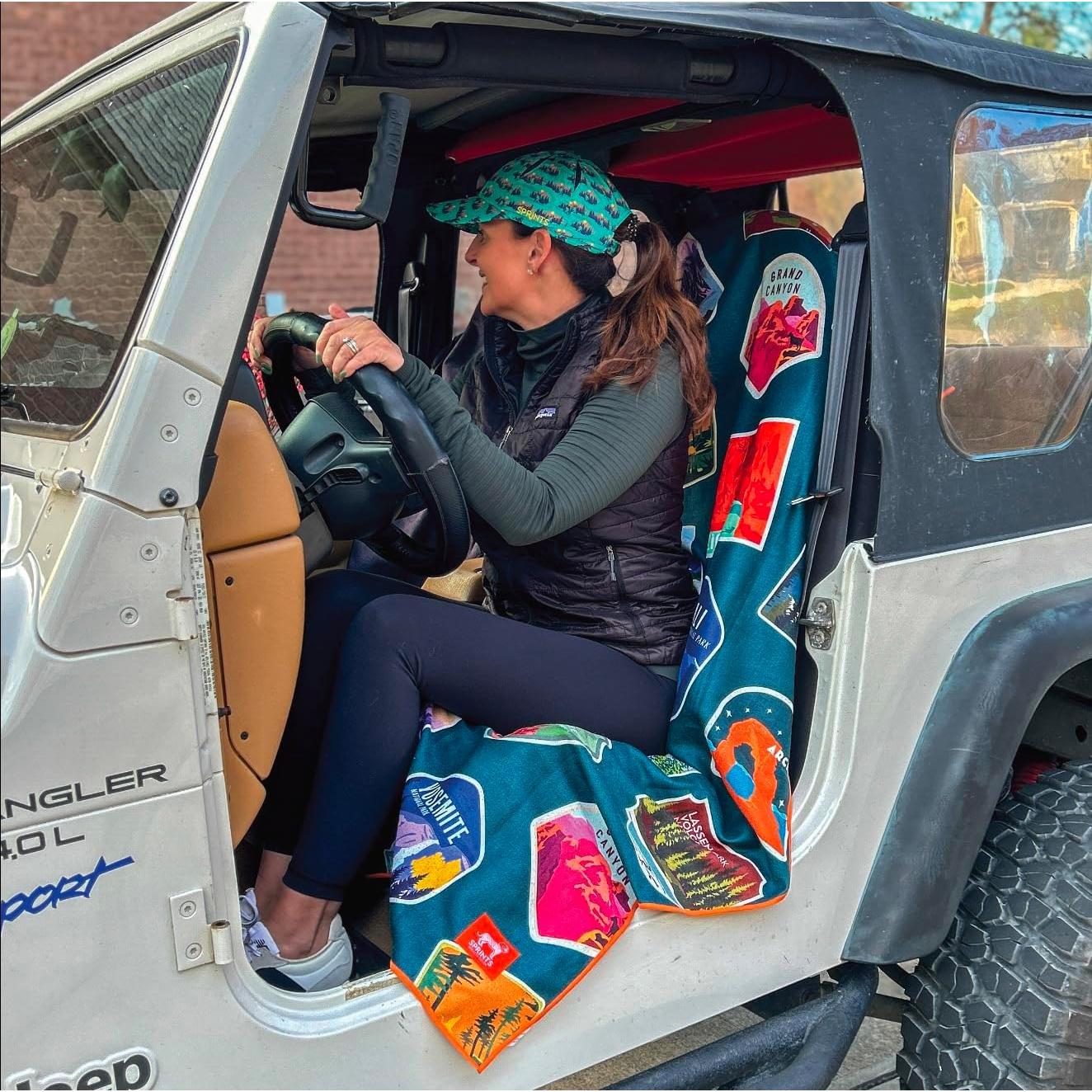 Toalla de Correr Sprints Microfibra 158.75x81.28cm Parques Nacionales