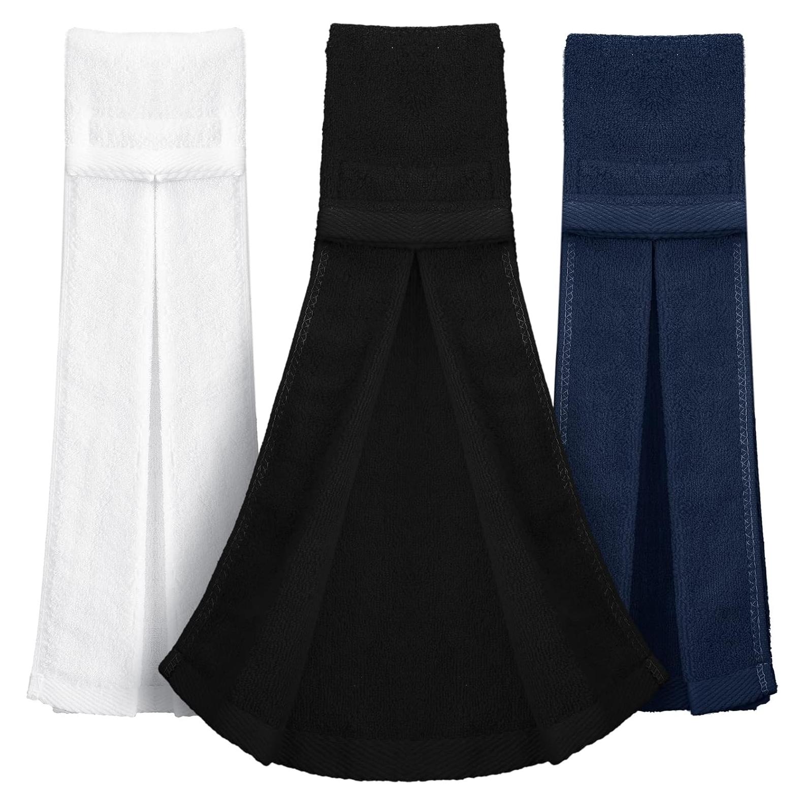 Toallas de Fútbol Moukeren 3 Pcs Algodón con Gancho 12x50cm