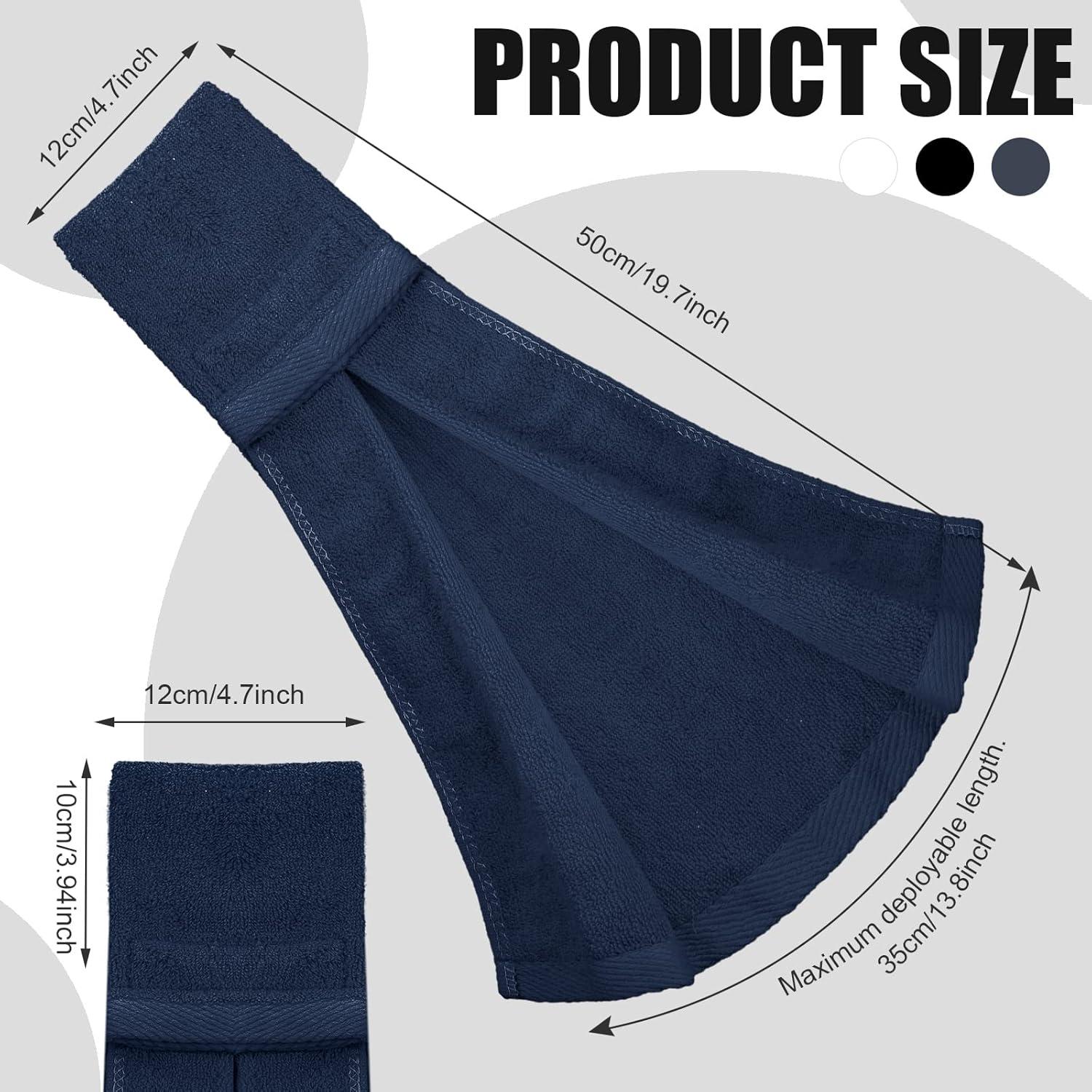 Toallas de Fútbol Moukeren 3 Pcs Algodón con Gancho 12x50cm