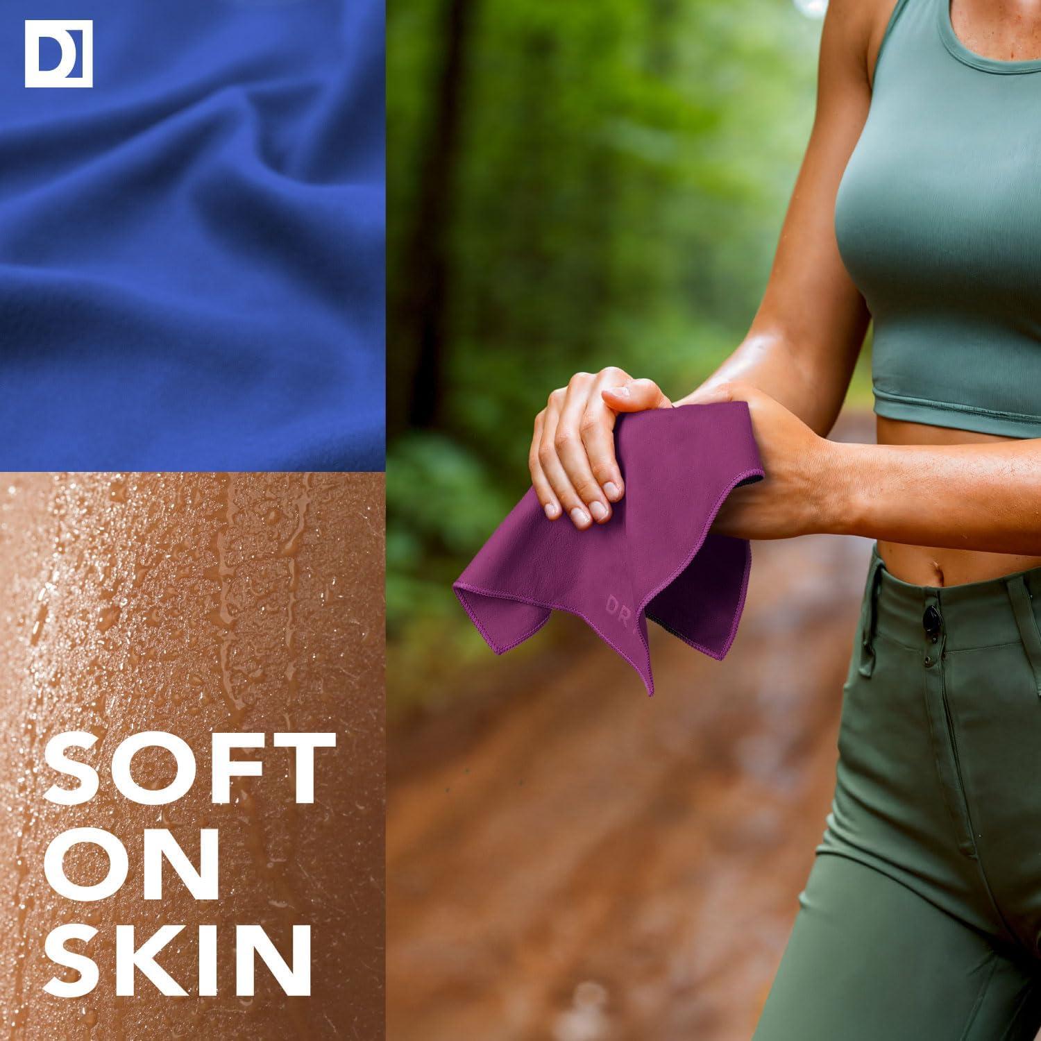 Toallas Refrescantes DRYKI Microfibra 25.4x25.4 cm - Paquete de 5