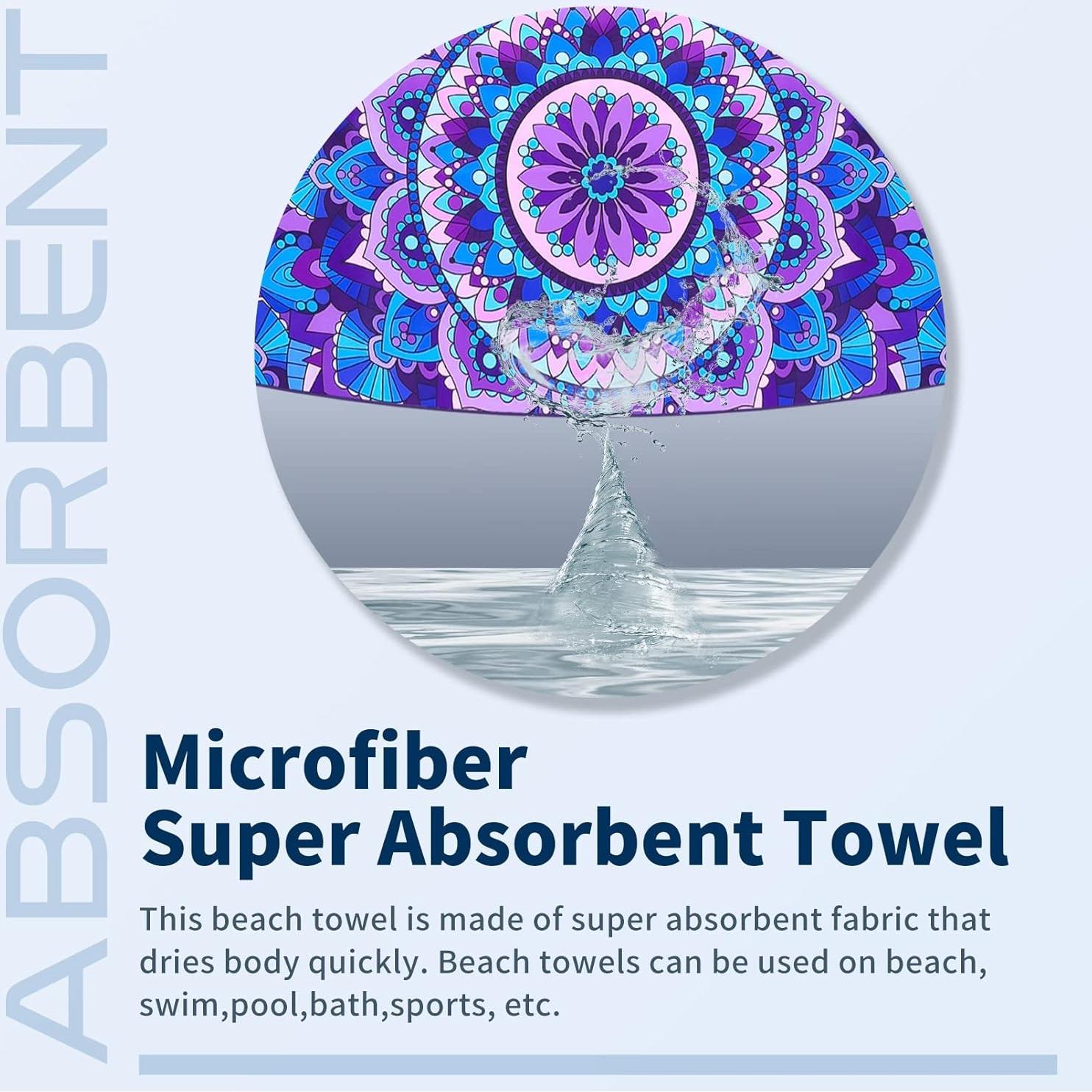 Toalla de Playa Microfibra TwoYek 180x81 cm Secado Rápido