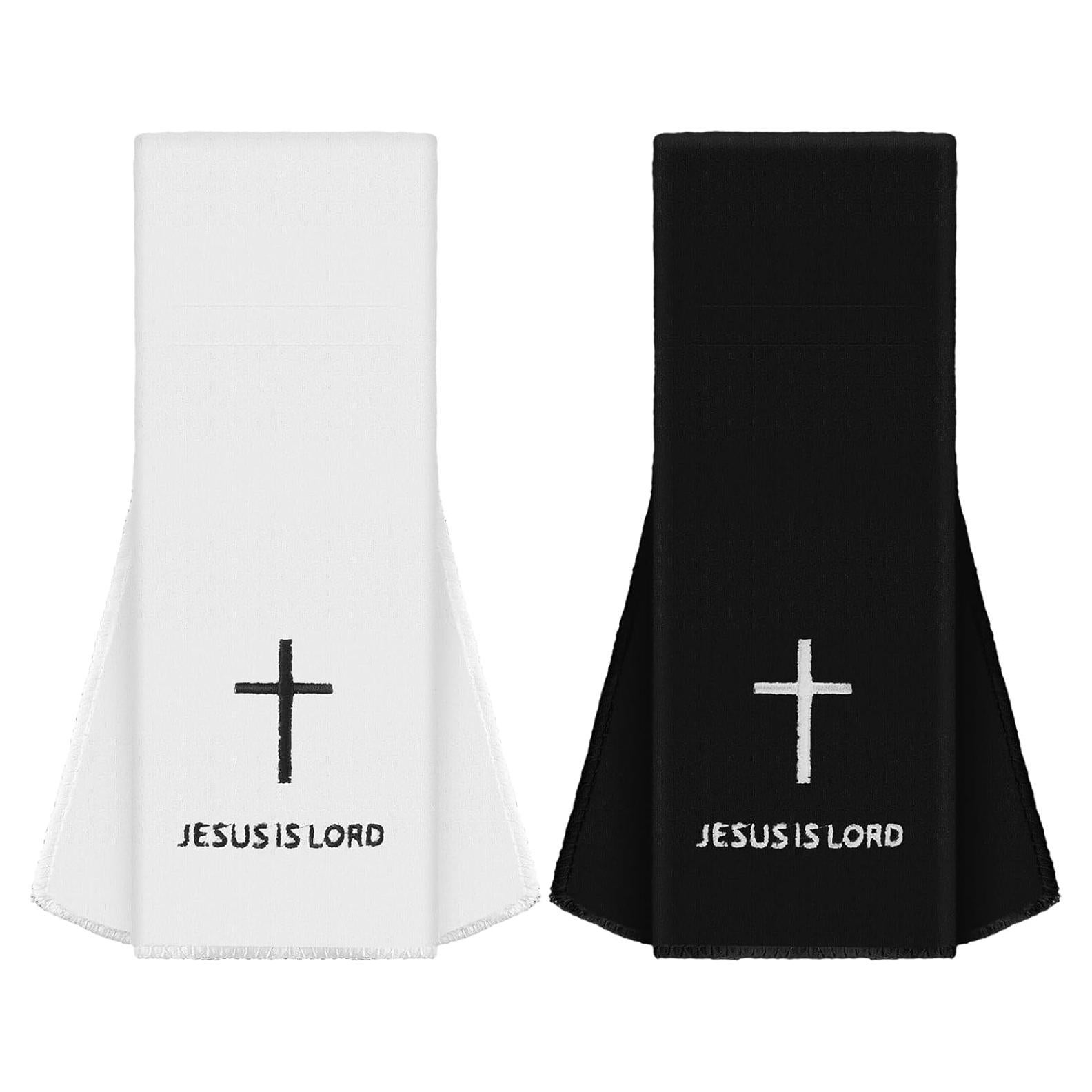 Toallas de Fútbol VitalCozy con Cruz Cristiana - 2 Pcs Algodón