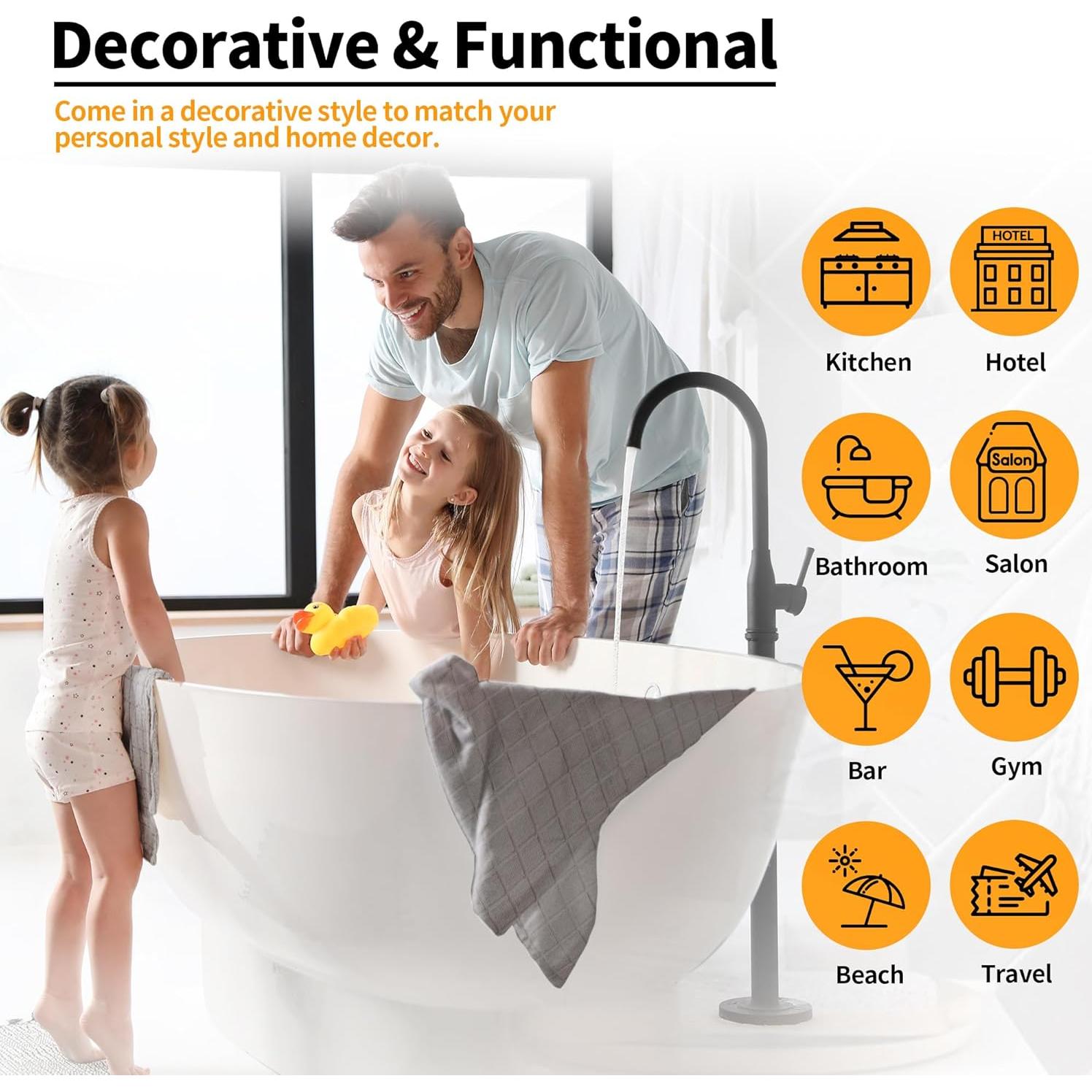 Toallas de Mano HOMERHYME Microfibra Gris 63.5x38.1cm Paquete 12