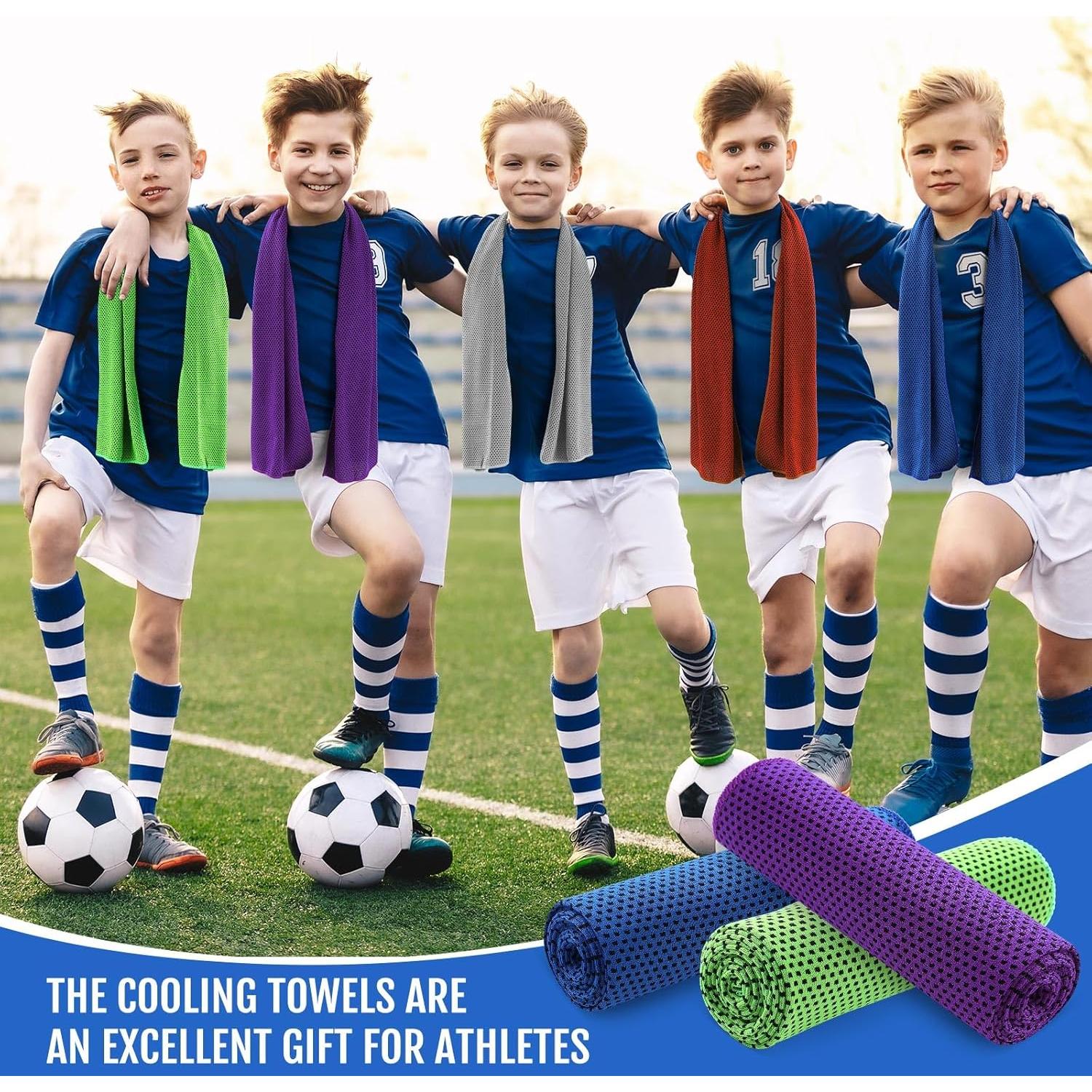 Toallas Enfriadoras Hosuly 12 Piezas 30x100 cm Microfibra