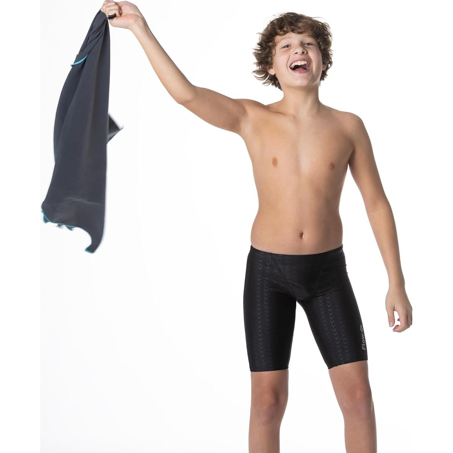 Toalla Deportiva Hydro Flow - Microfibra Secado Rápido Grande Gris