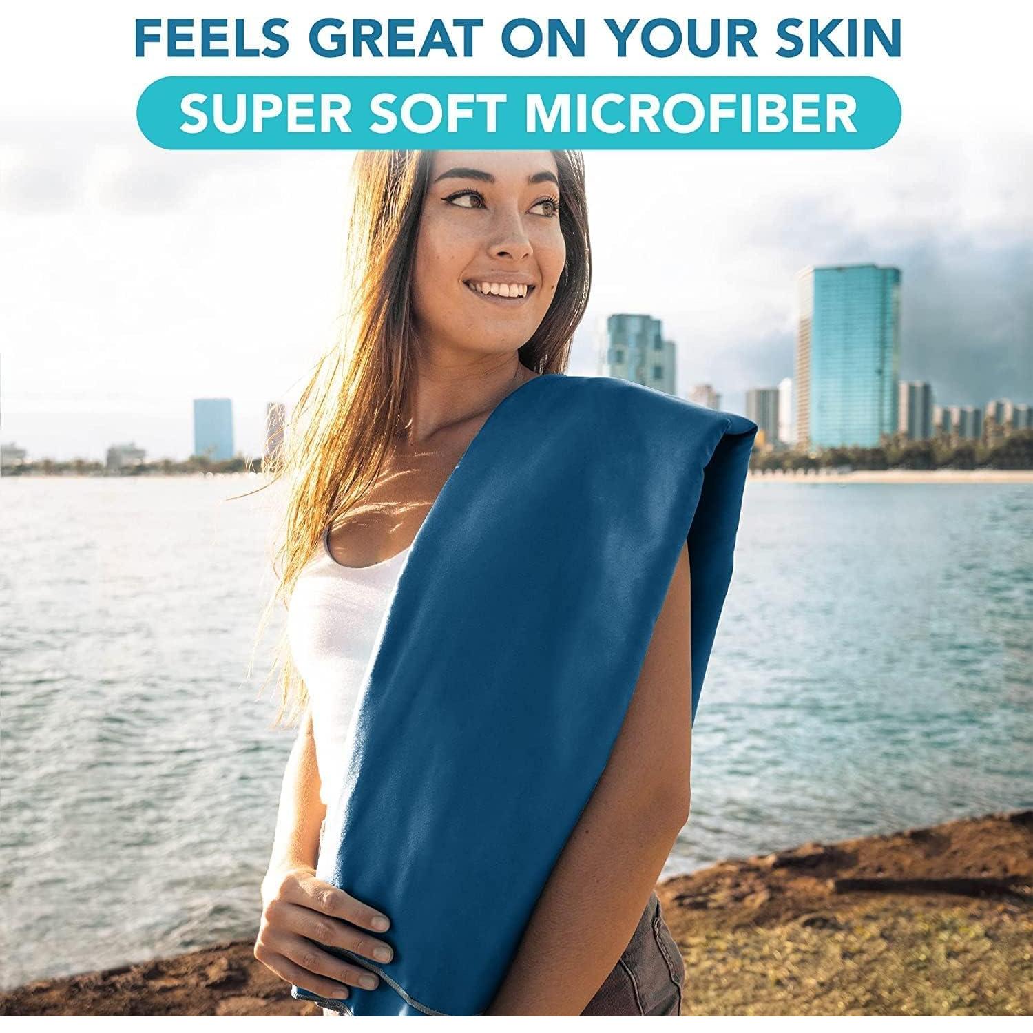 Toalla de Viaje Microfibra Youphoria 71 x 142 cm Secado Rápido