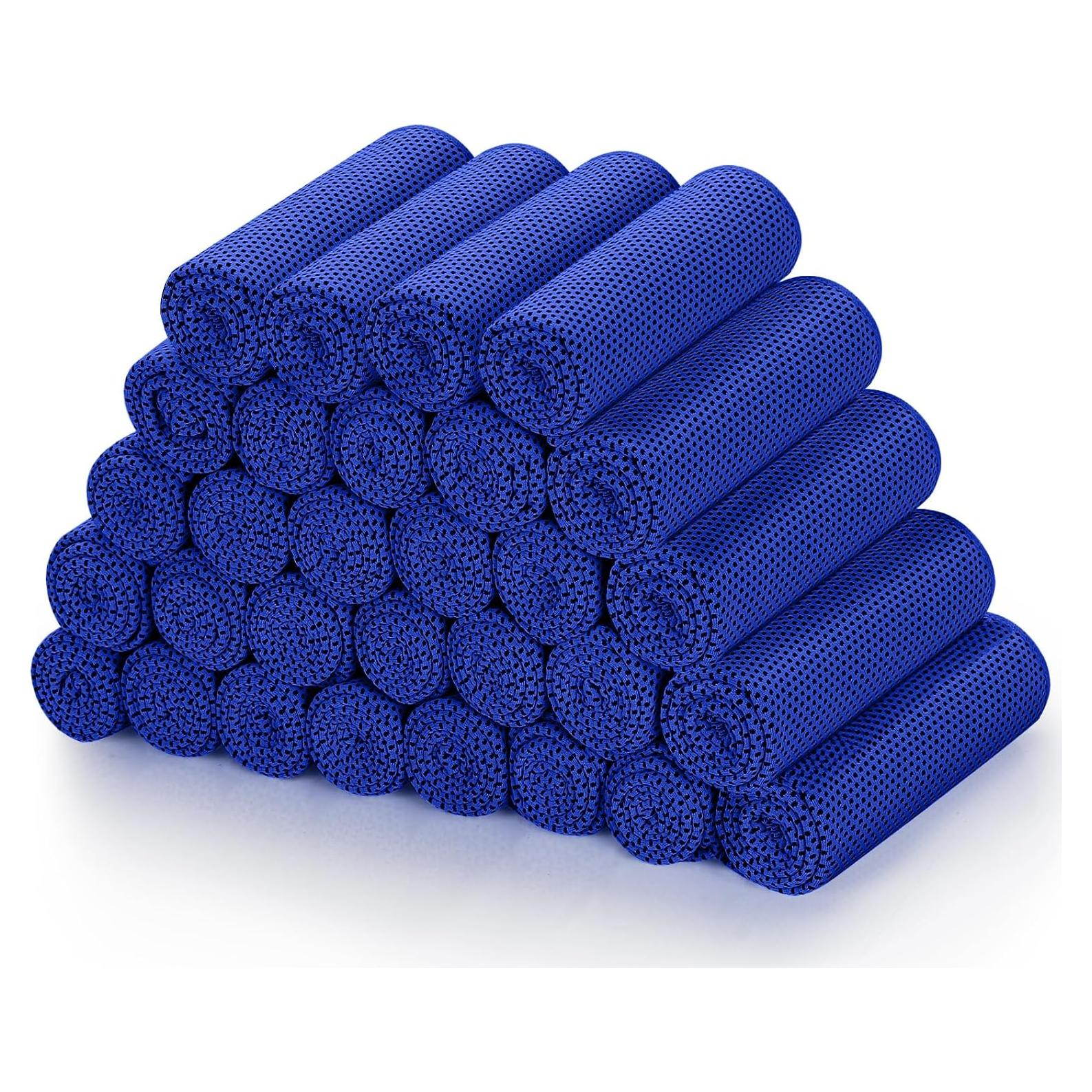 Toallas Enfriadoras Biange 30 Unidades 101.6x30.5cm Azul