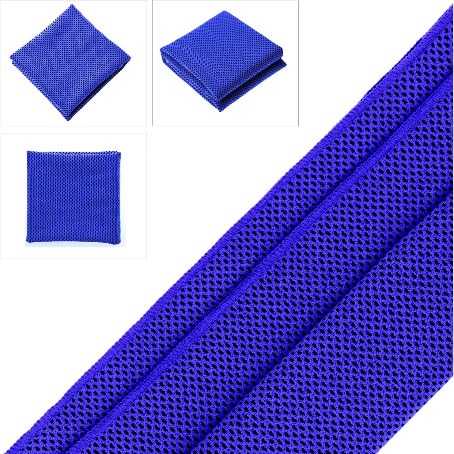 Toallas Enfriadoras Biange 30 Unidades 101.6x30.5cm Azul