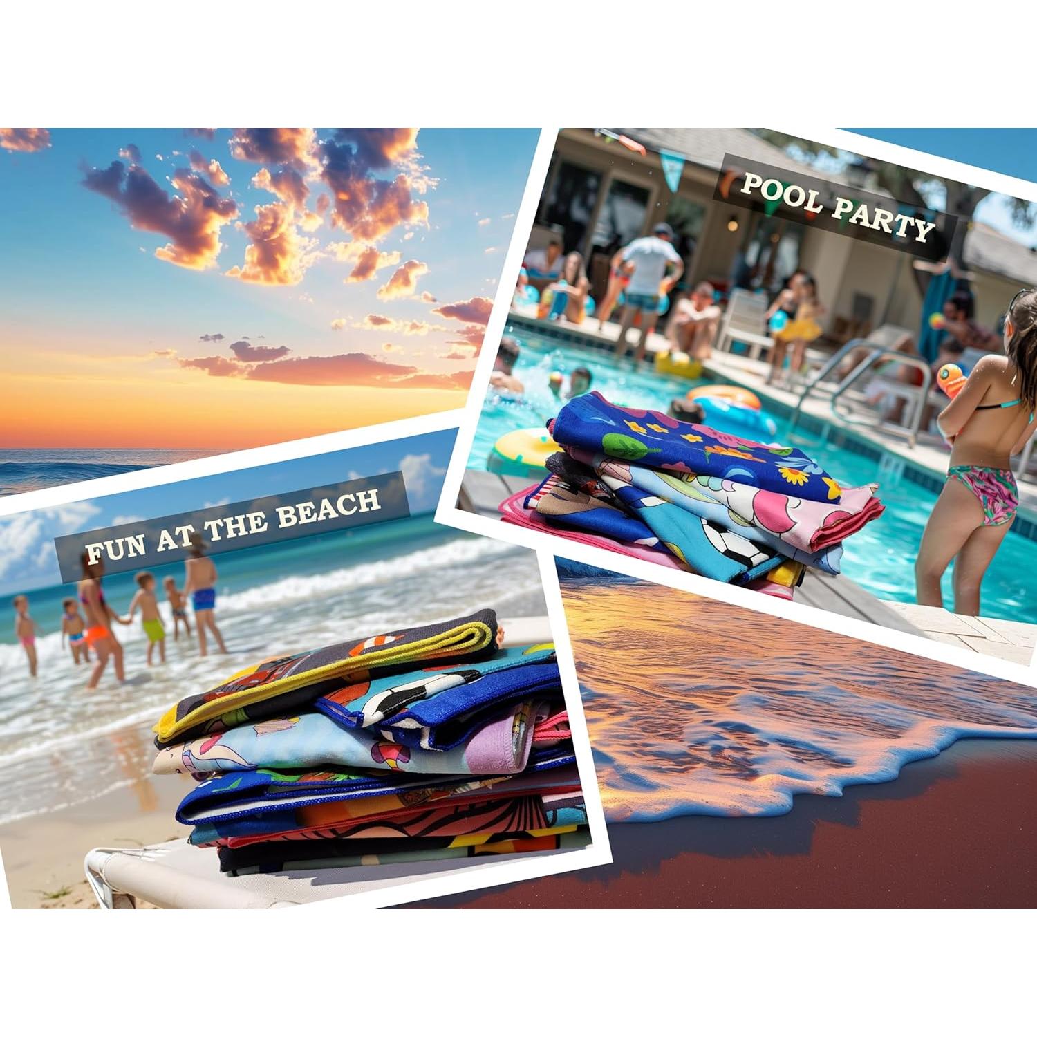 Toalla de Playa Microfibra Productos Dashn 76x152 cm Pelotas