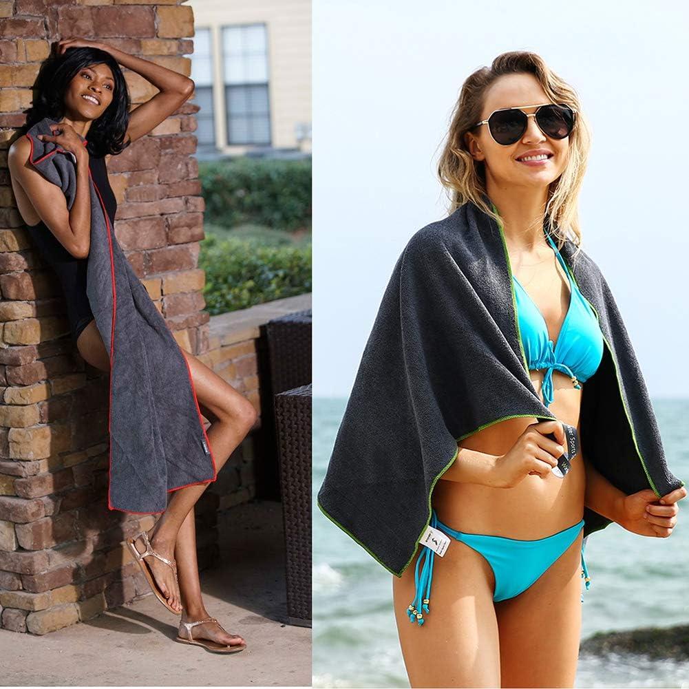 Toallas de Microfibra 4Monster - Paquete de 4, Secado Rápido