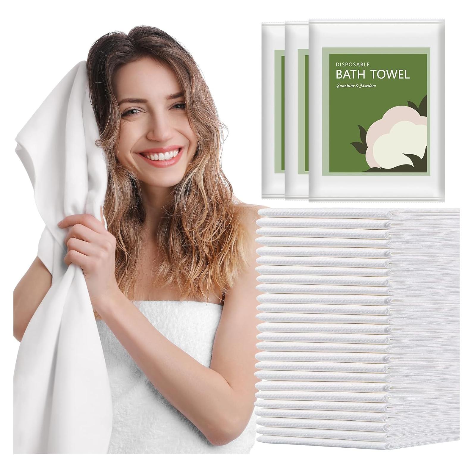 Toallas Desechables Grandes rngwaper 25 Pcs Ultra Suaves 140x70 cm