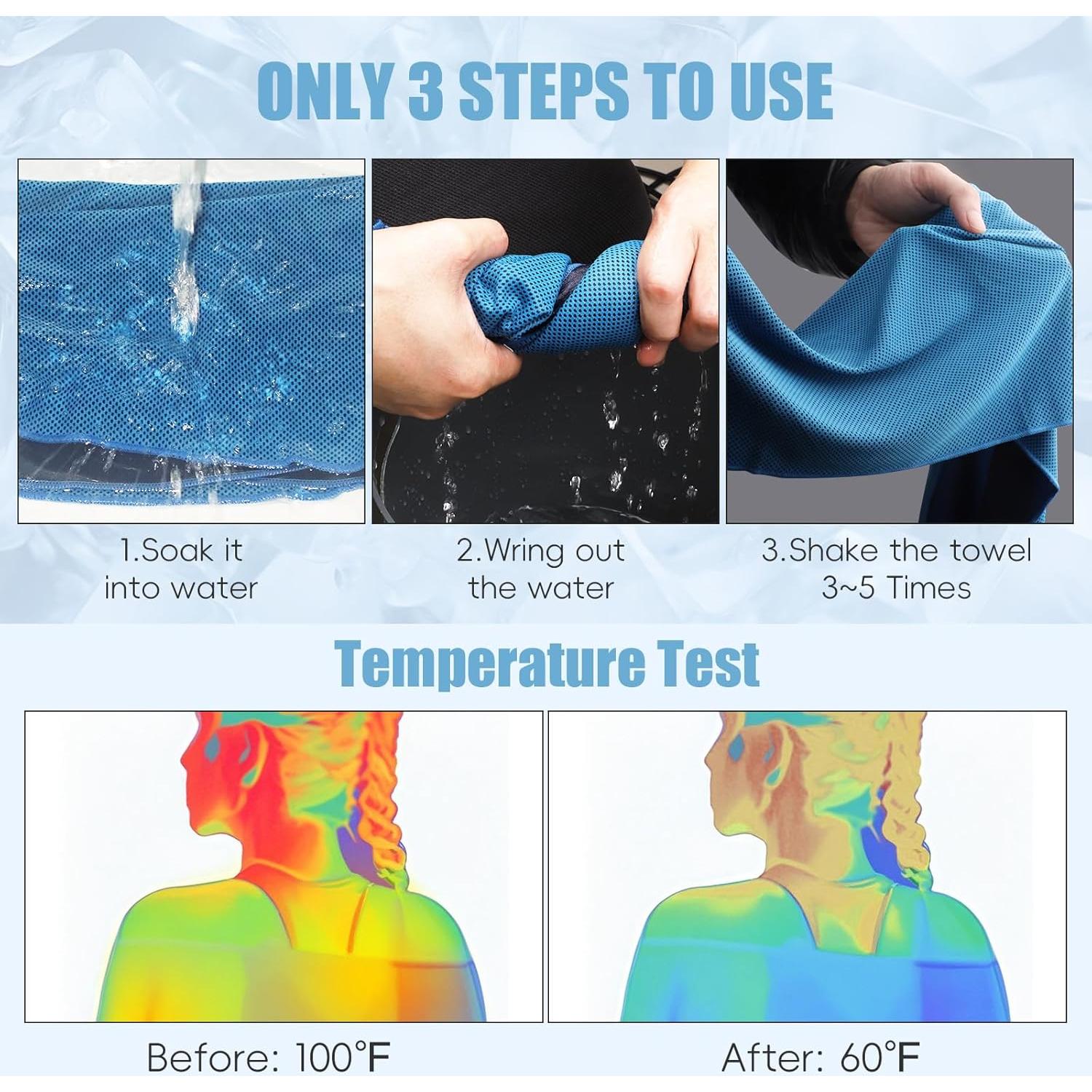 Toalla de Enfriamiento NOOTPLONG 101.6x30.48 cm UPF 50